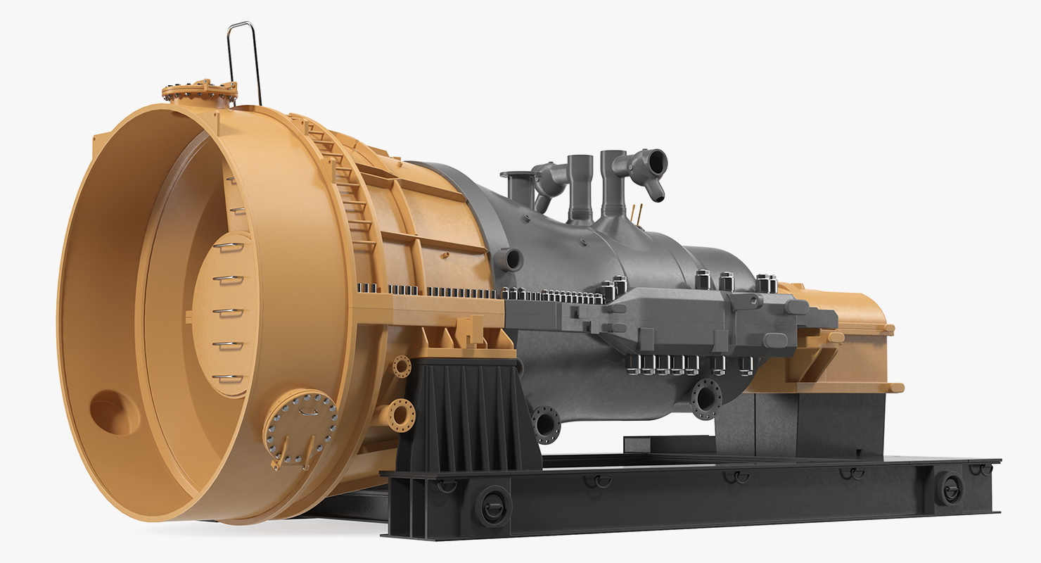 3D Steam Turbine Generic