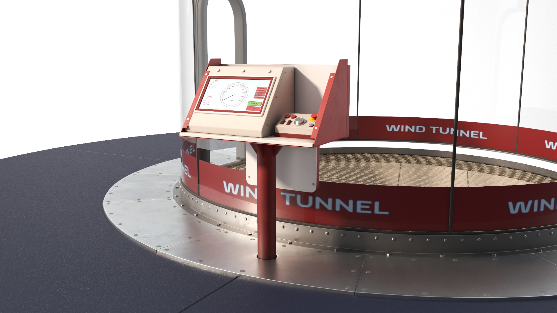 3D model Vertical Wind Tunnel