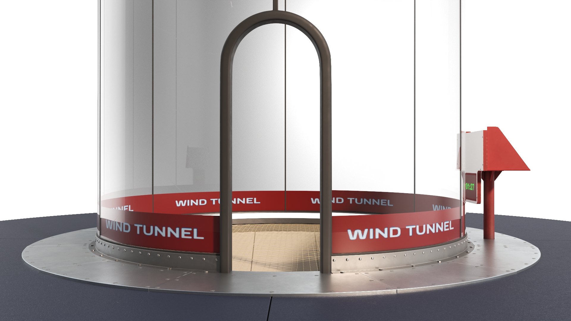 3D model Vertical Wind Tunnel