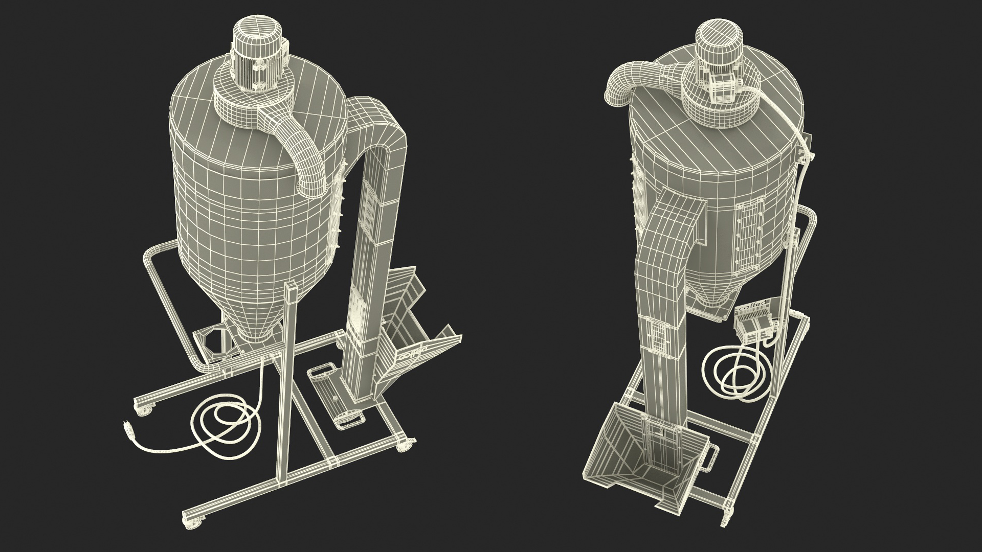 3D model Coffee Destoner Machine Coffed