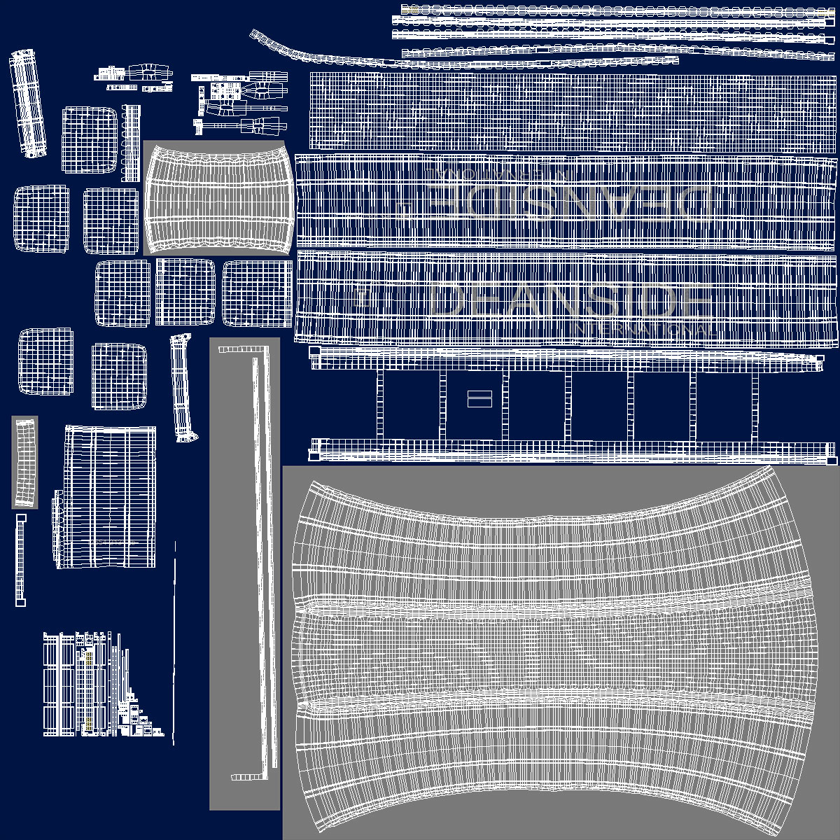 High Cube Cargo Shipping Container 40FT 3D model