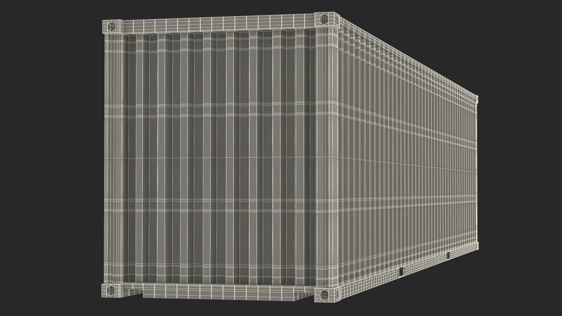 High Cube Cargo Shipping Container 40FT 3D model