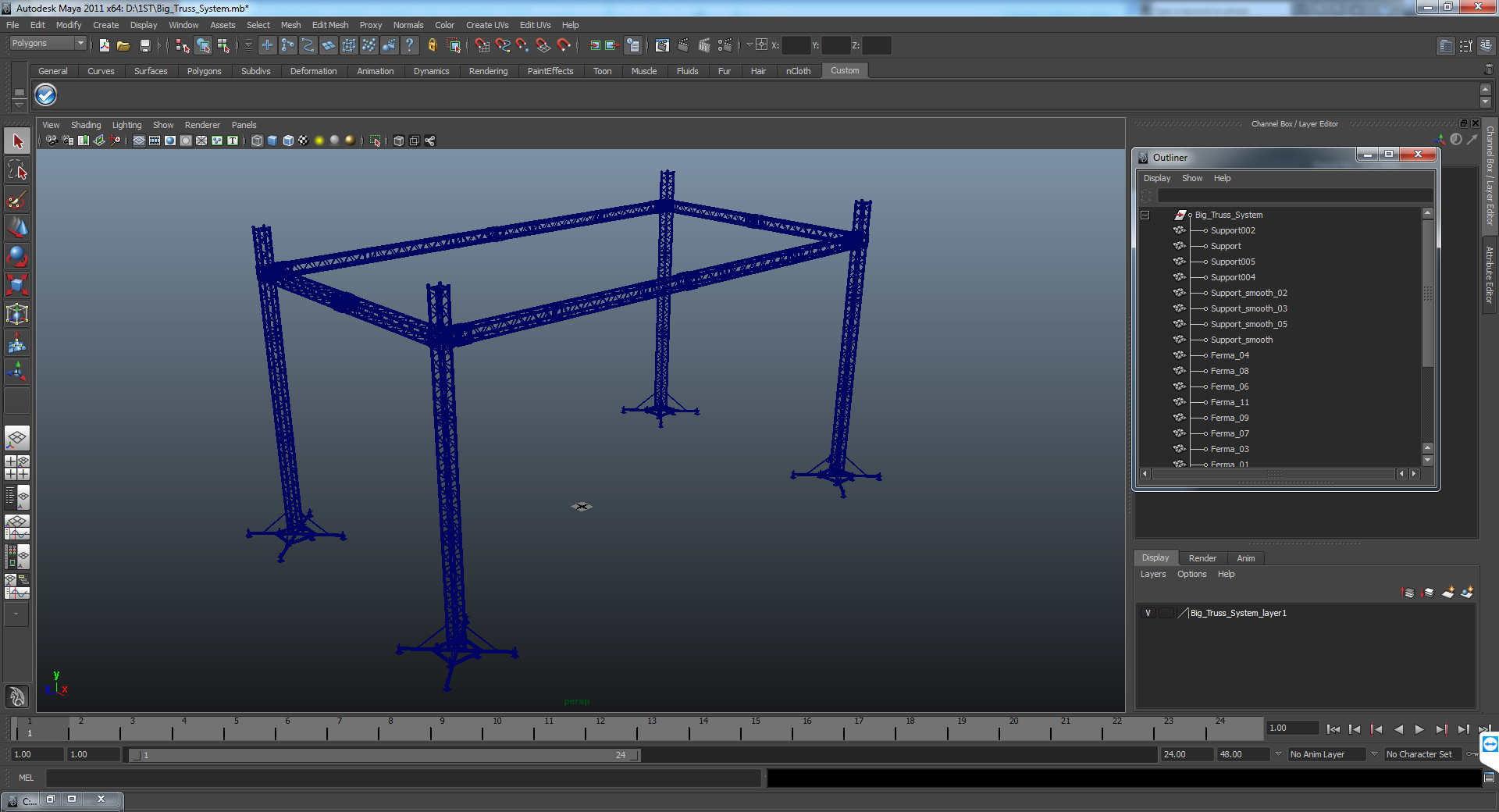 3D Big Truss System