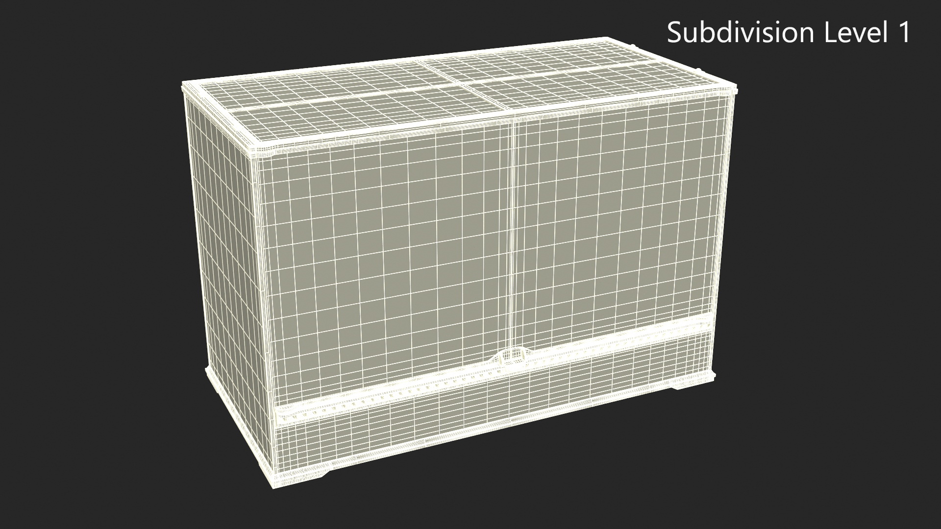 3D Empty Large Terrarium for Serpents and Lizards