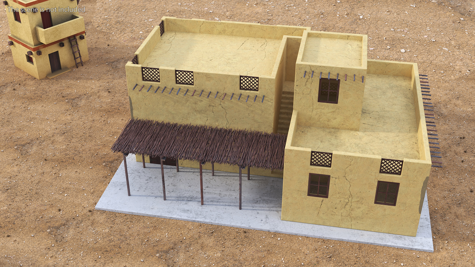 Middle Eastern Traditional House 3D