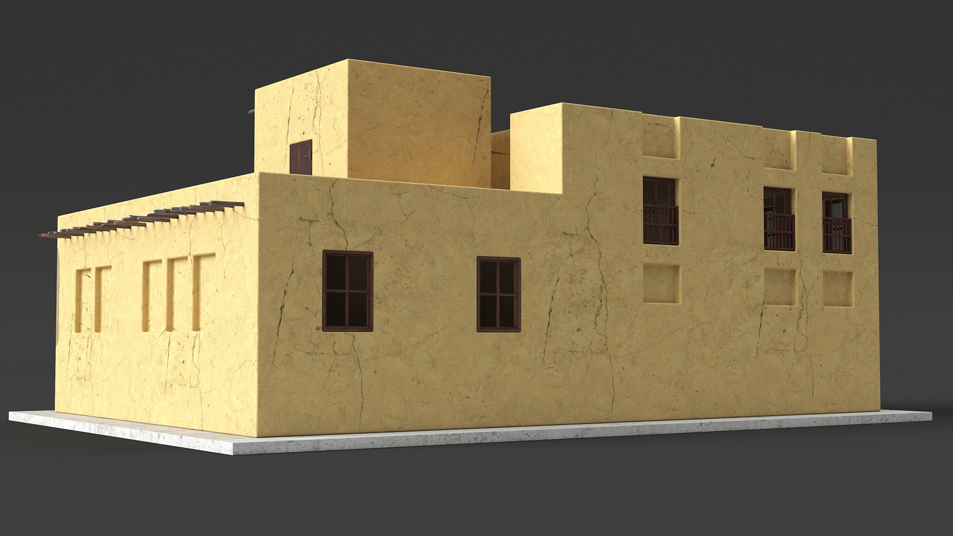 Middle Eastern Traditional House 3D