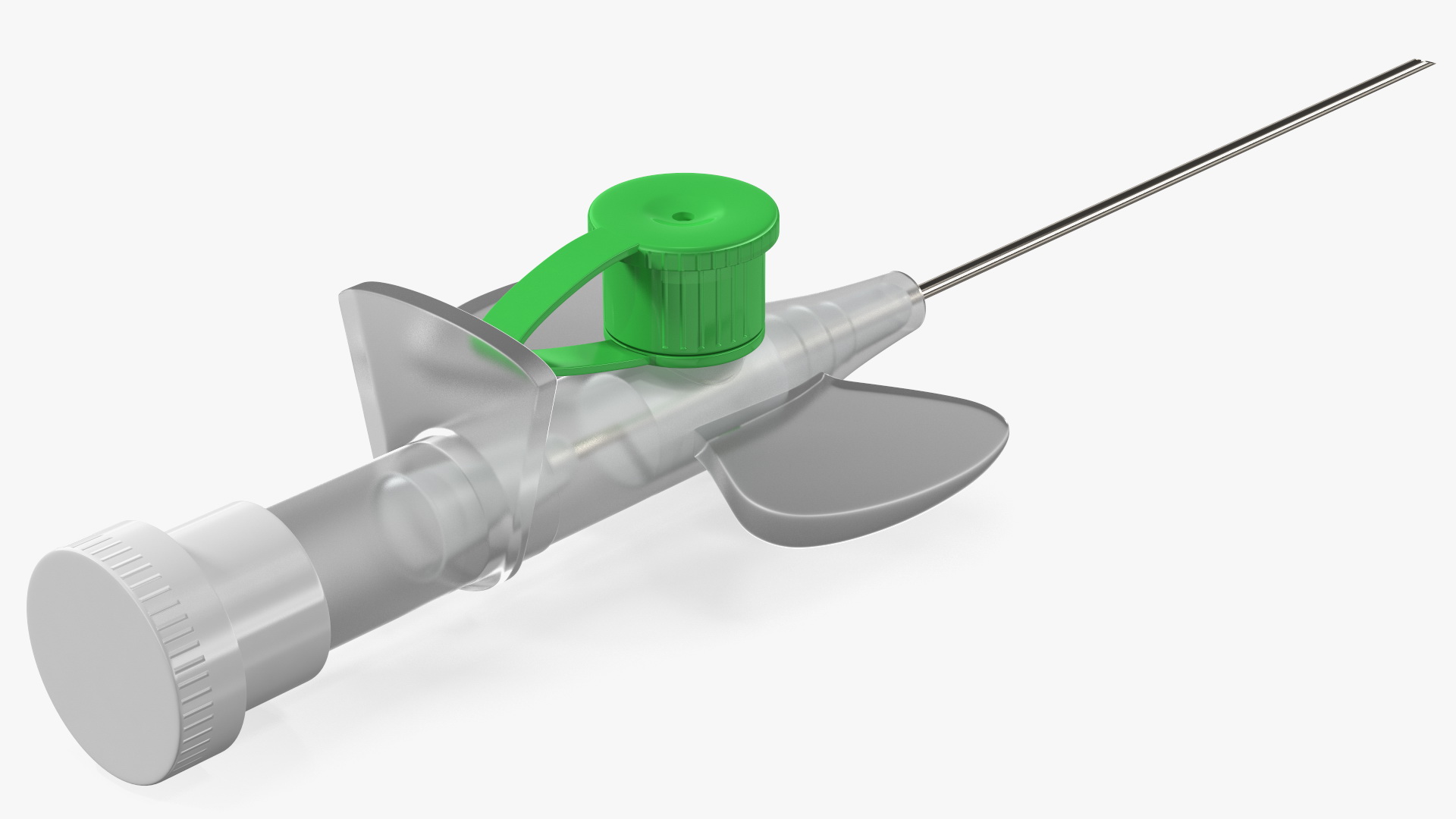 3D Cannula with Wings model