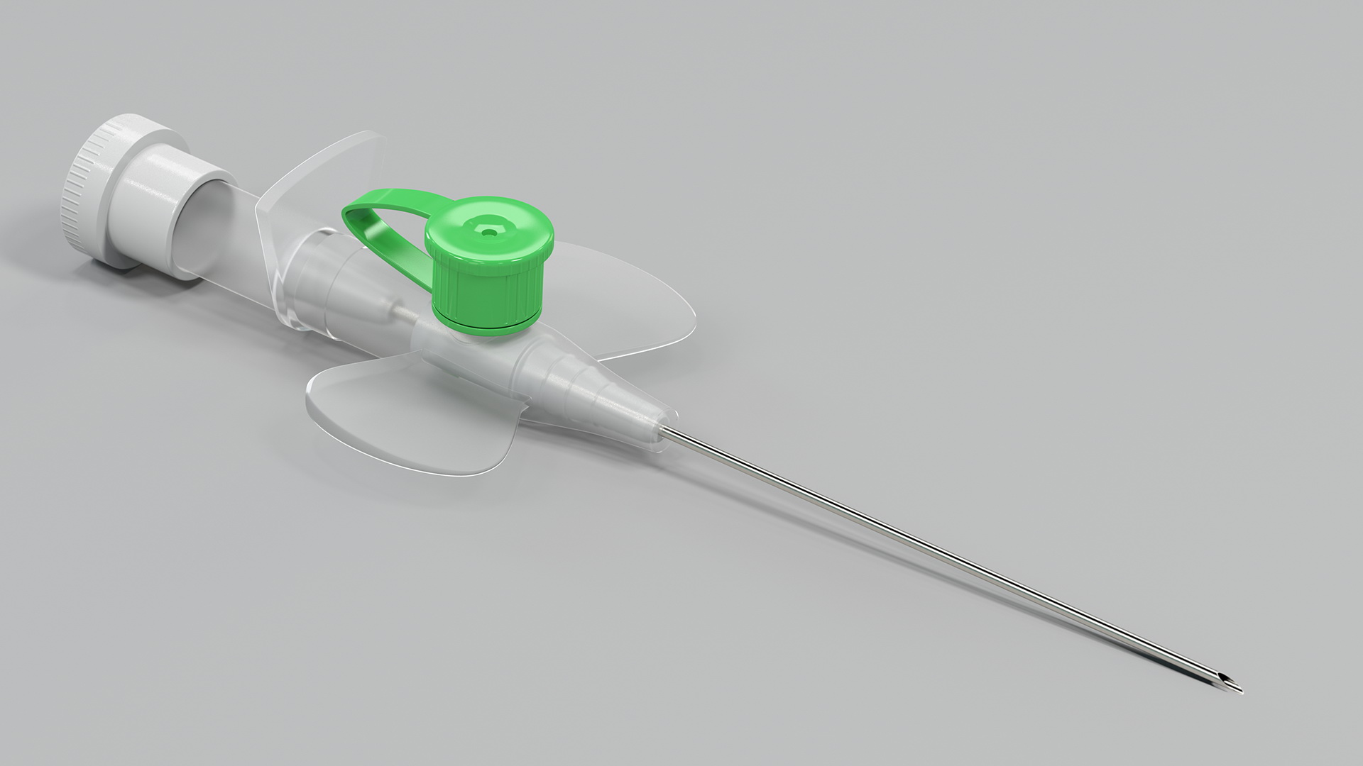 3D Cannula with Wings model