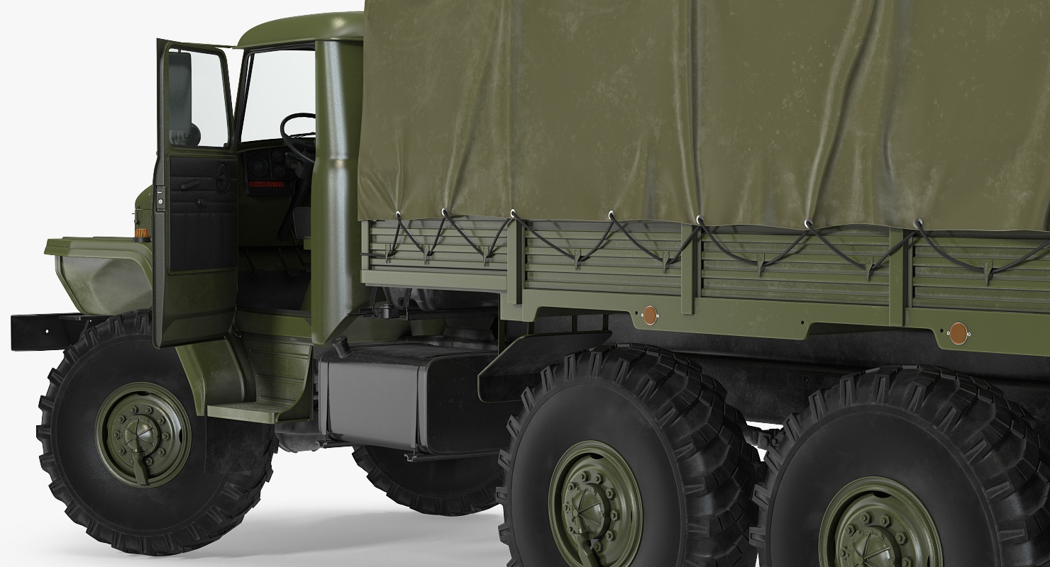 3D URAL 4320 Truck Off Road 6x6 Vehicle