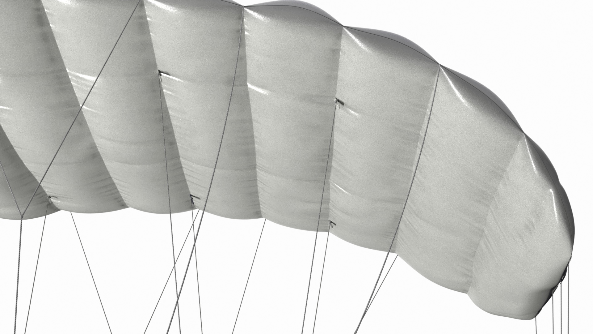 3D model Paraglider Parachute Blue