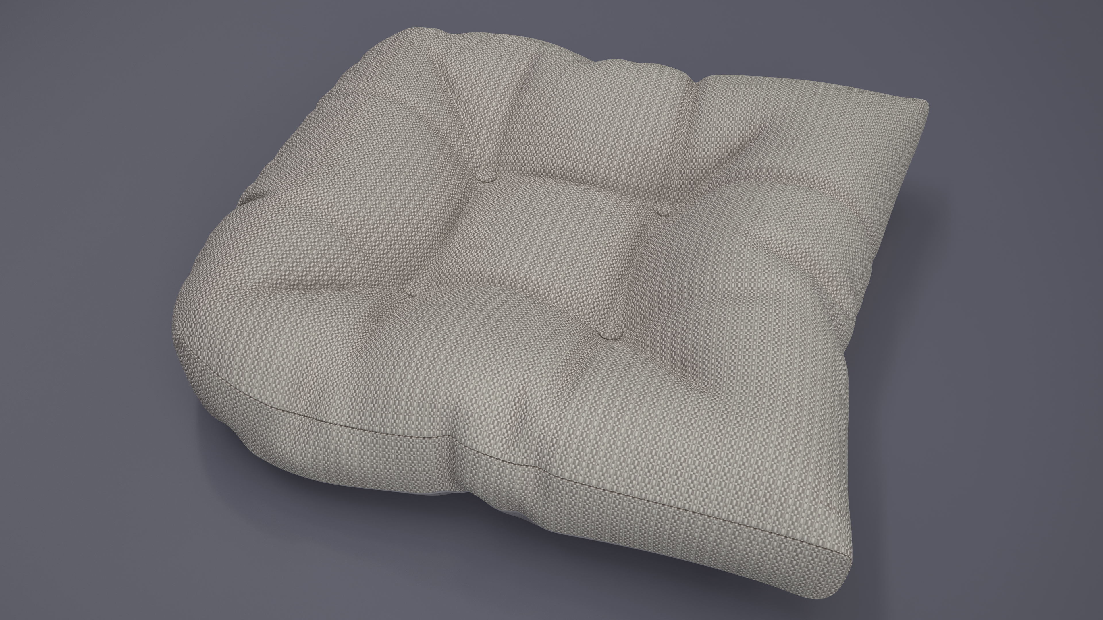 Chair Pad Gray 3D model