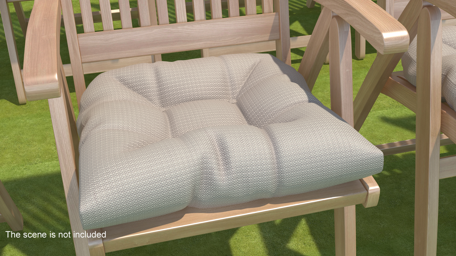 Chair Pad Gray 3D model