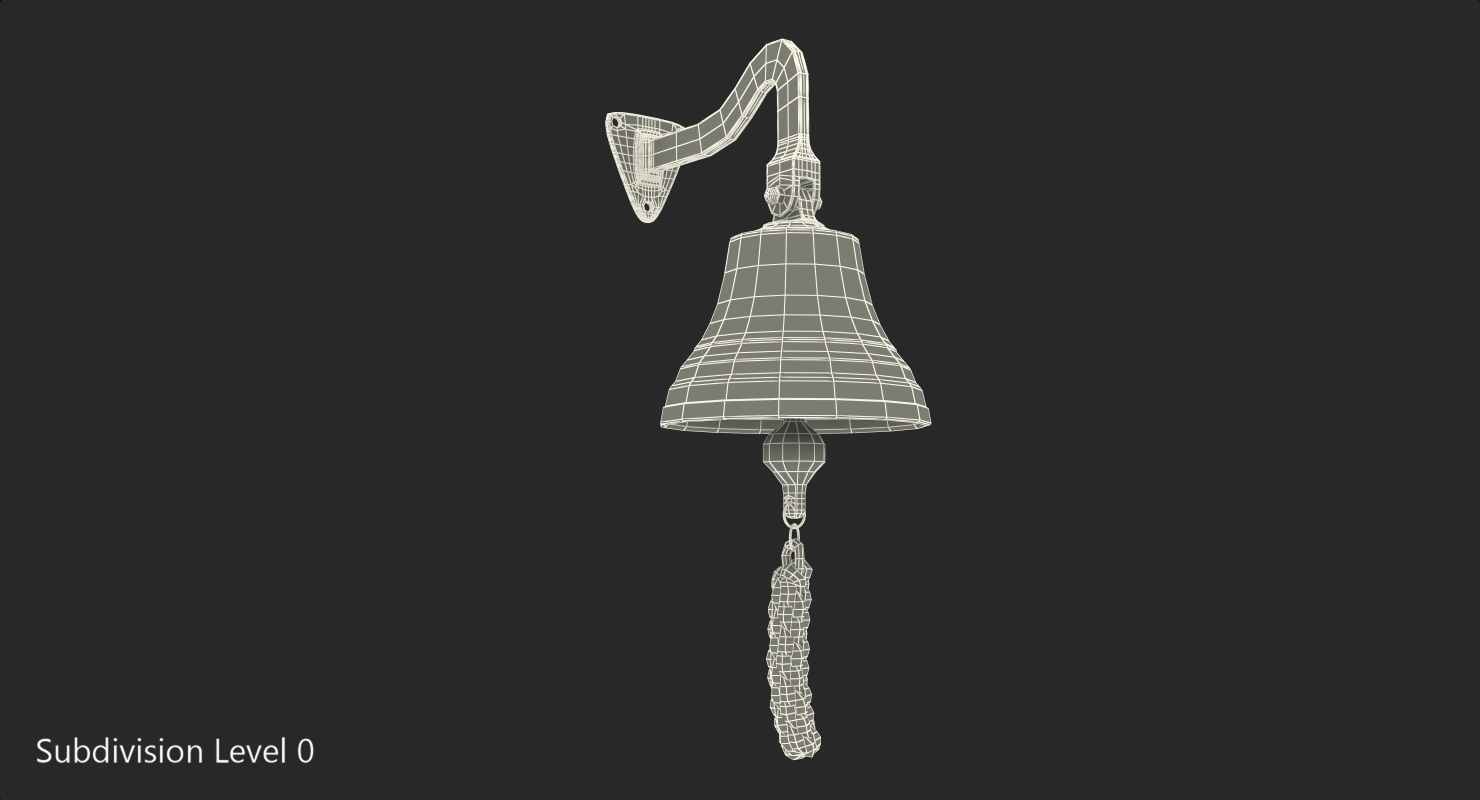 Titanic Bronze Bell 3D model