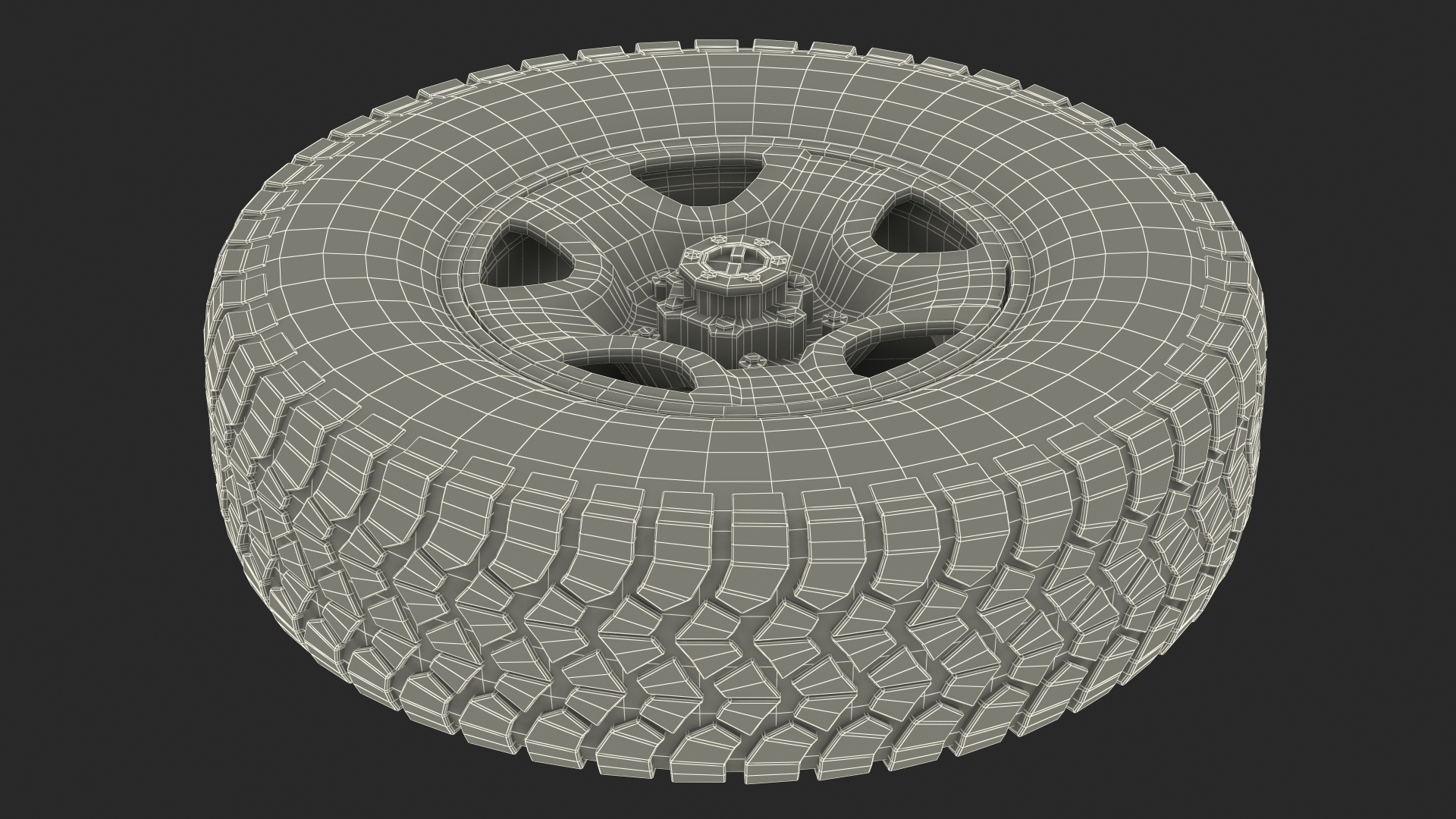 Hankook Dynapro MT Wheel 3D model