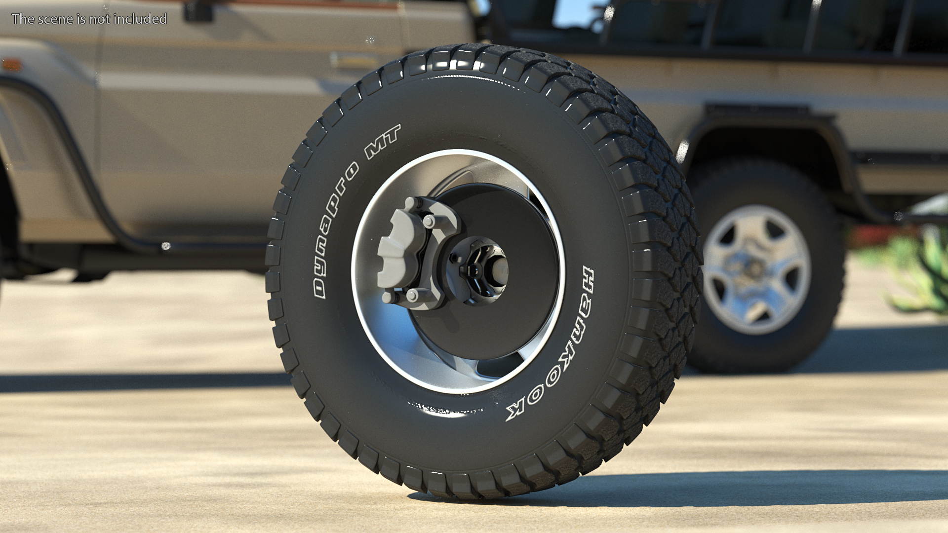 Hankook Dynapro MT Wheel 3D model