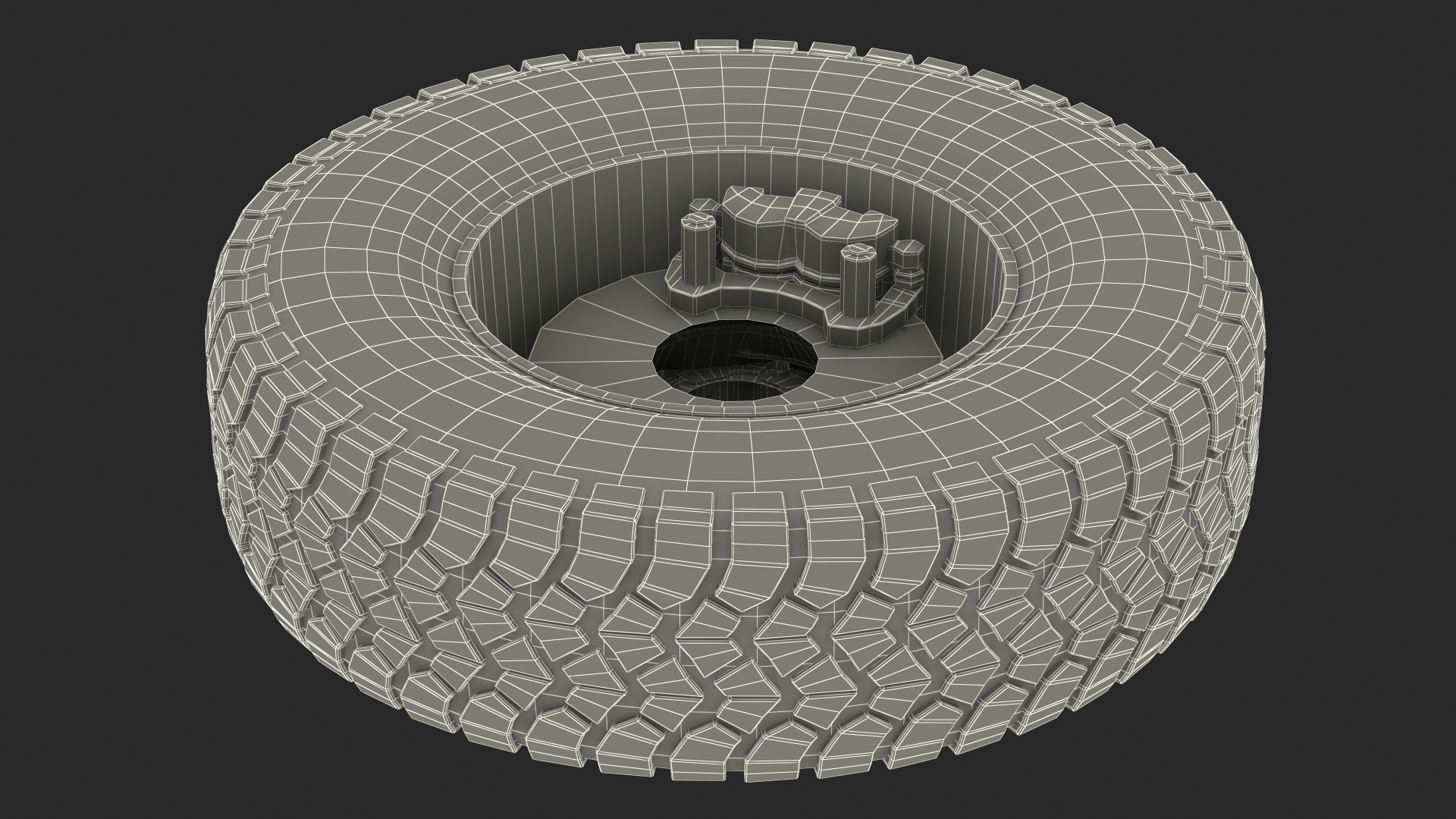 Hankook Dynapro MT Wheel 3D model