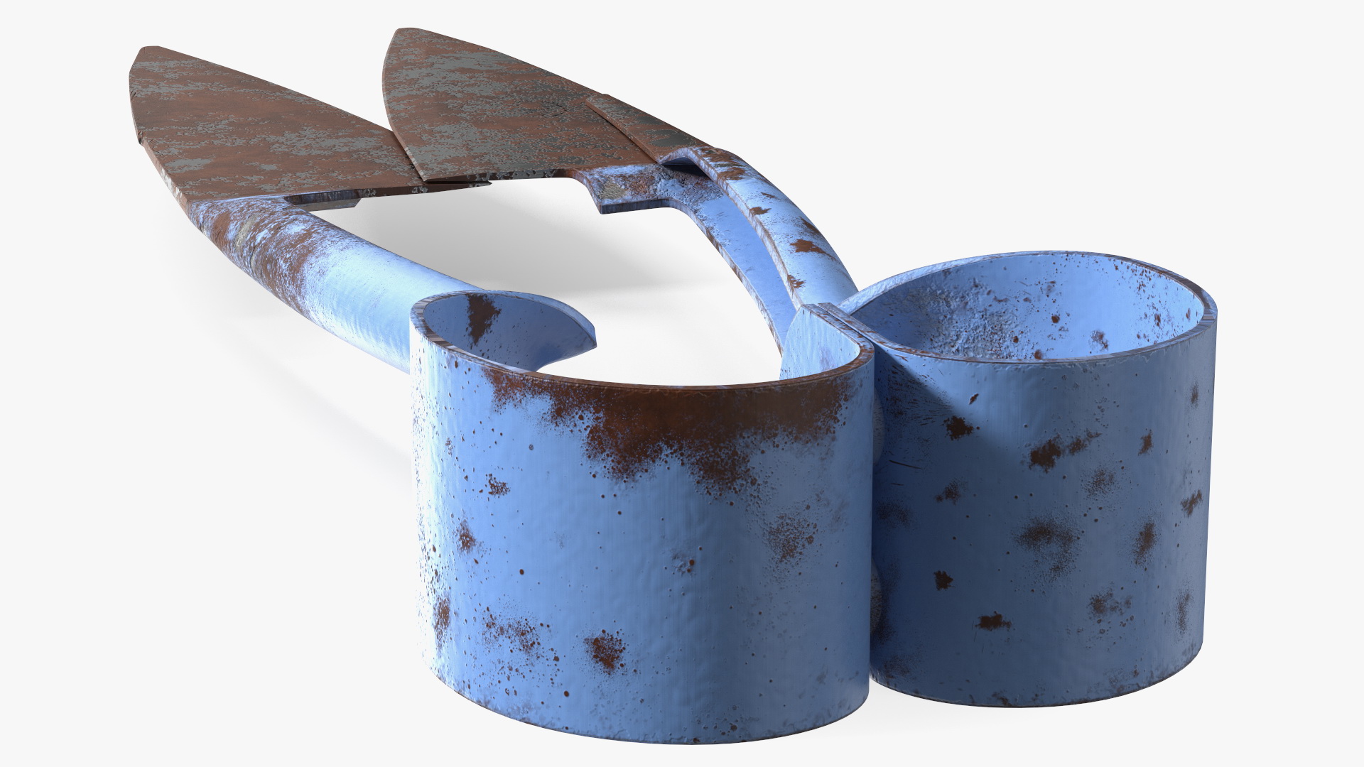 3D Sheep Shears Rusty model