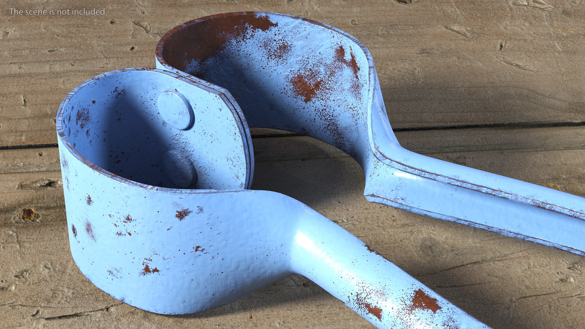 3D Sheep Shears Rusty model