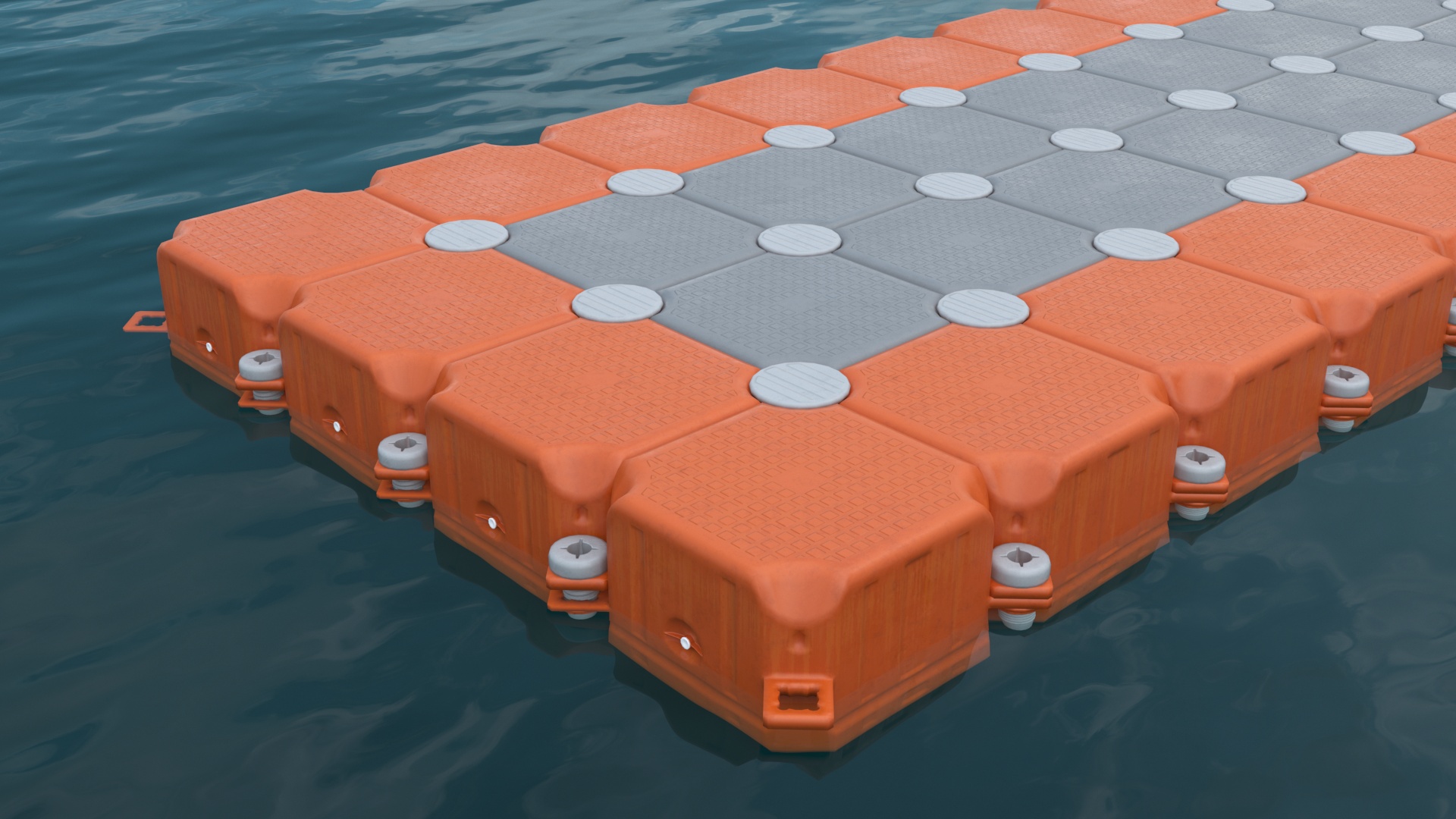 Aston Martin Submarine Modular Pontoon Floating 3D