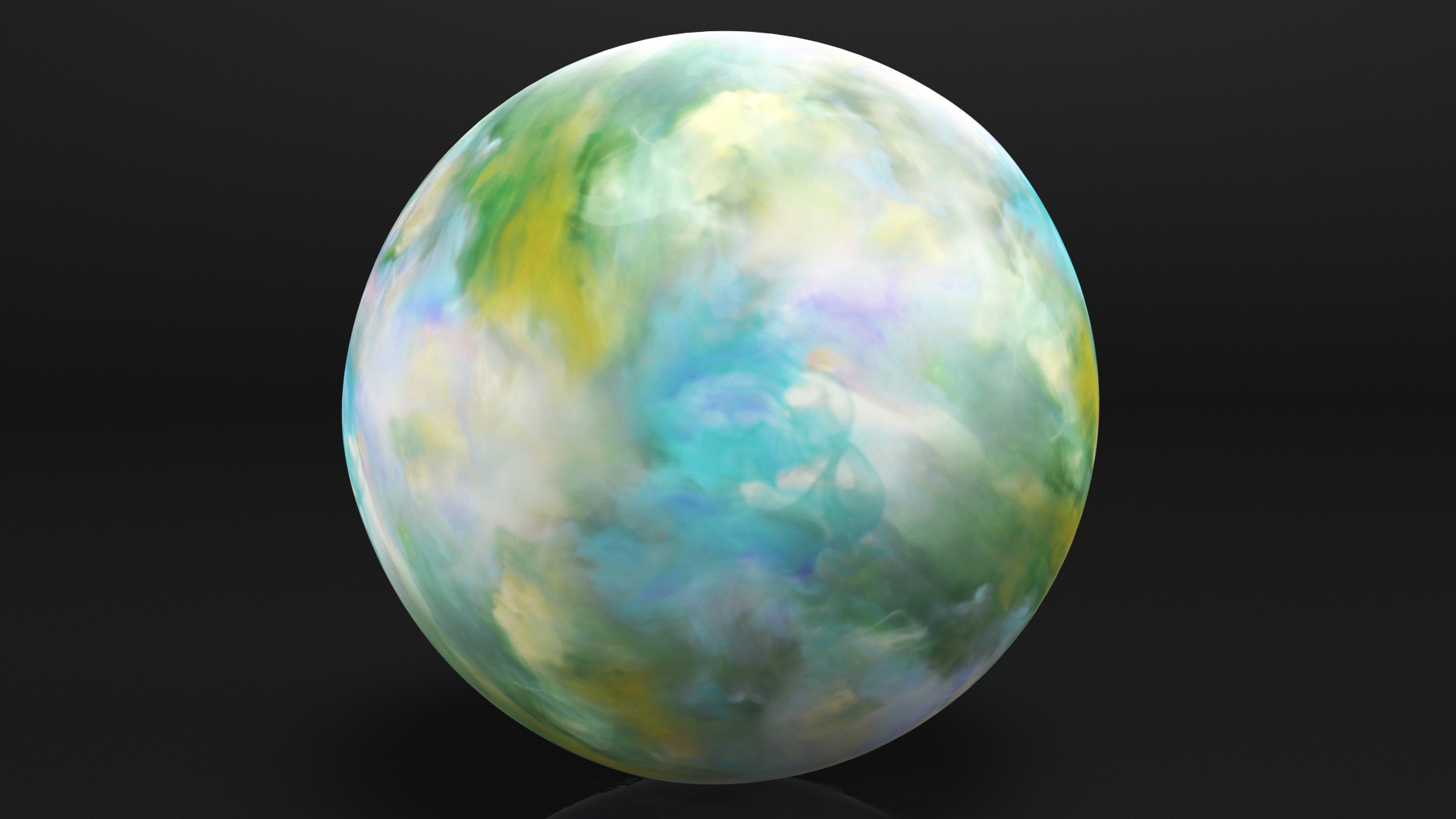 3D model Colored Field Hockey Ball