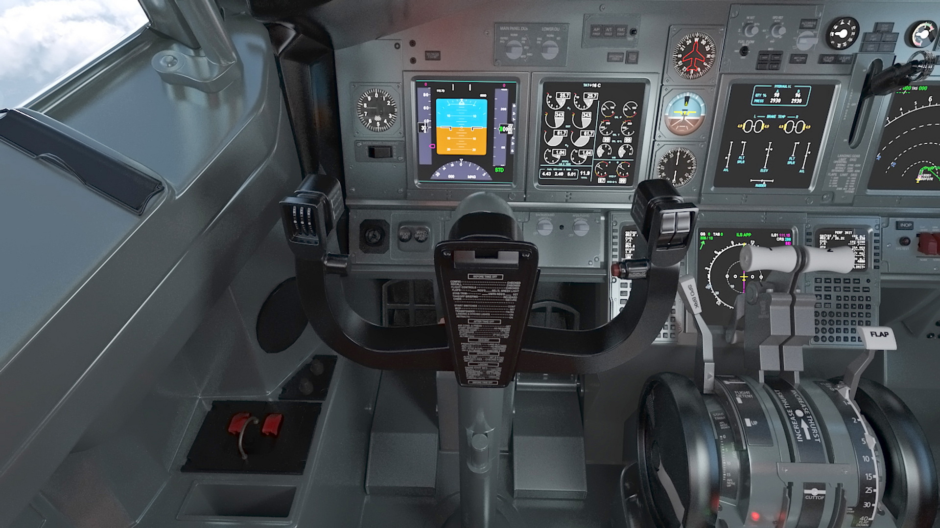 3D United Airlines Boeing 737-700 with Interior Rigged