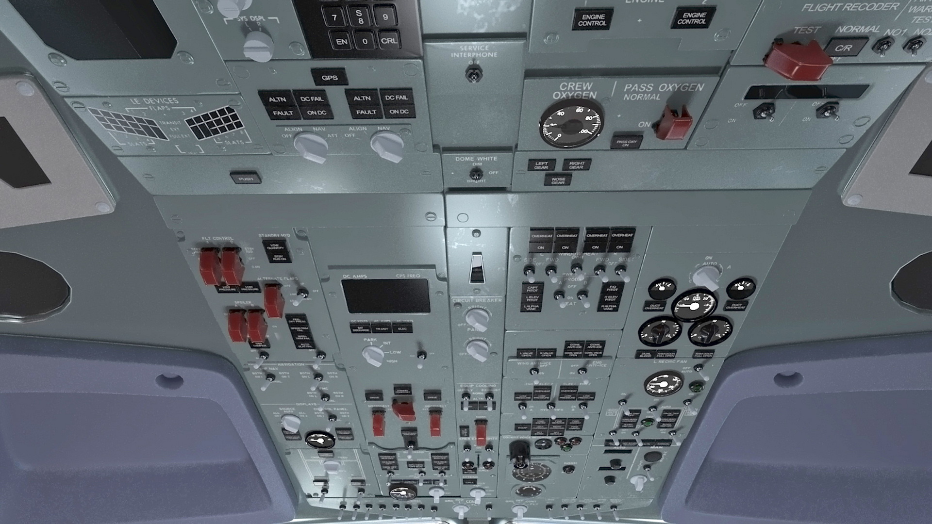 3D United Airlines Boeing 737-700 with Interior Rigged