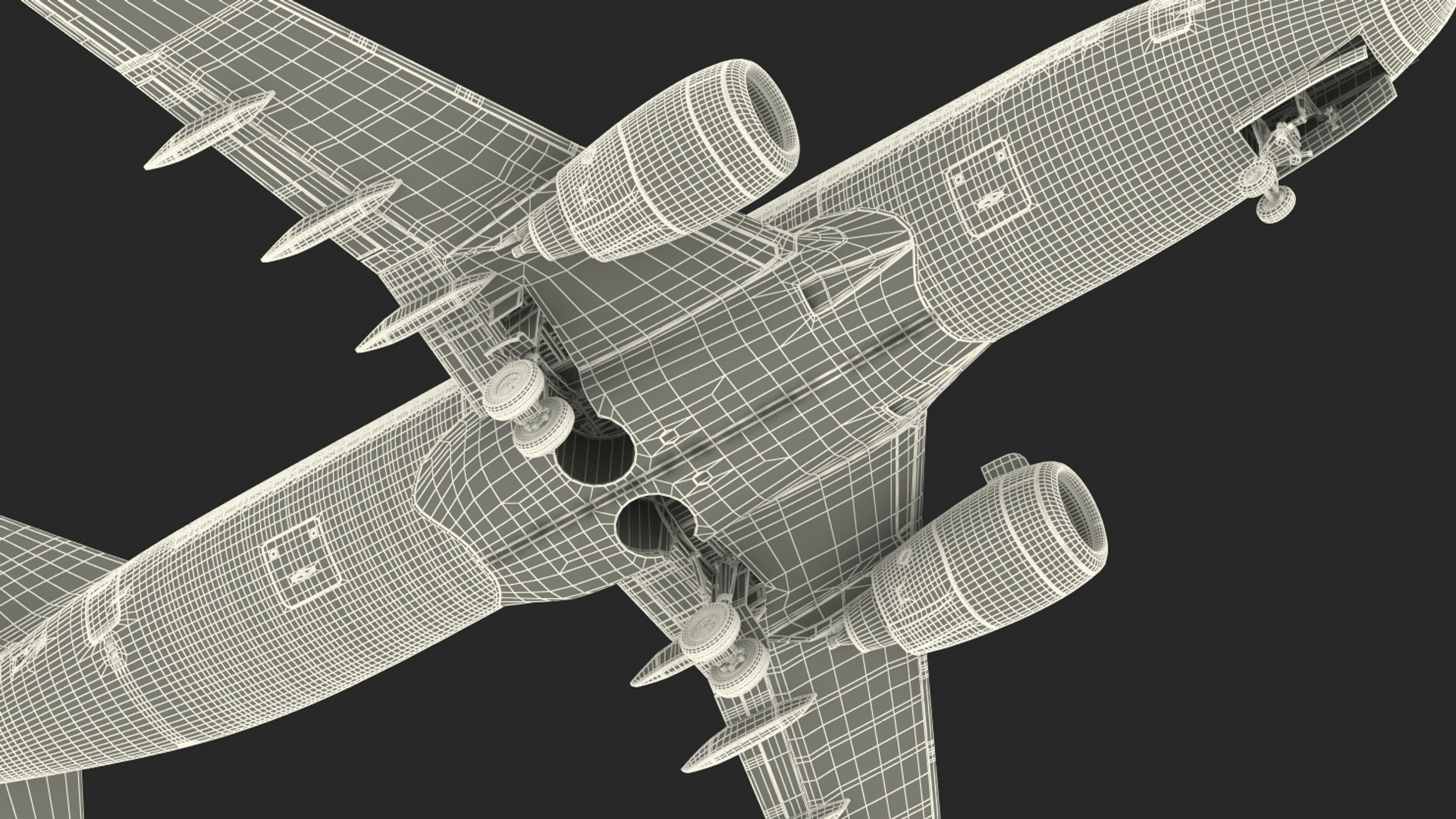 3D United Airlines Boeing 737-700 with Interior Rigged