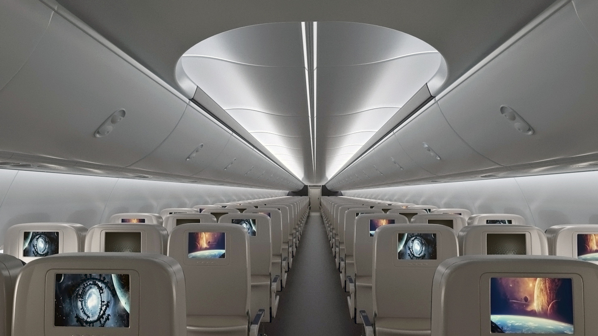 3D United Airlines Boeing 737-700 with Interior Rigged