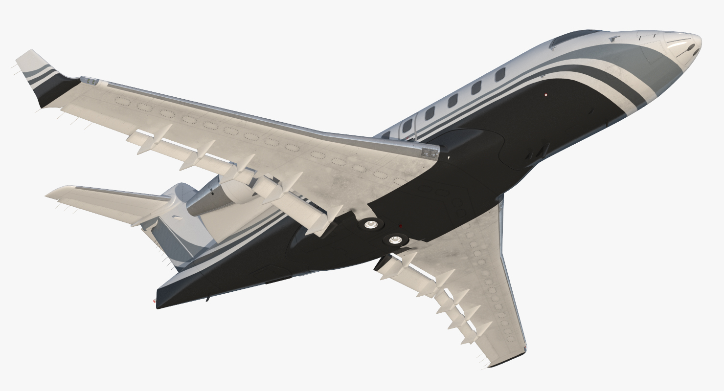 3D Business Jet Bombardier Challenger 604 Generic