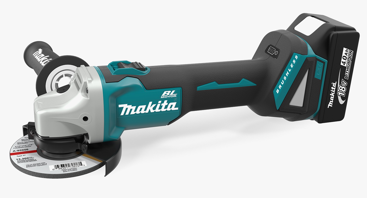 3D model Makita Angle Grinder