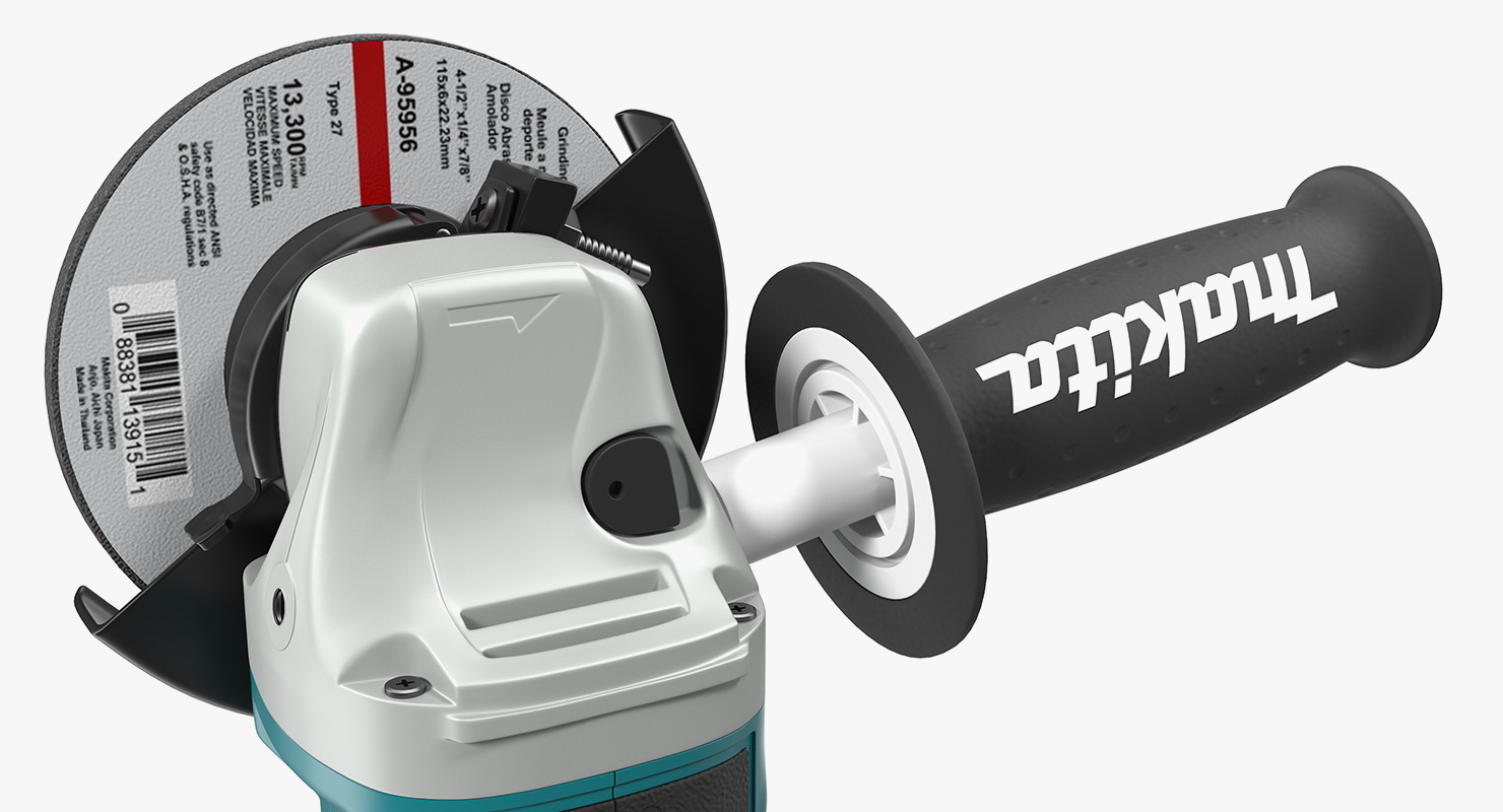 3D model Makita Angle Grinder