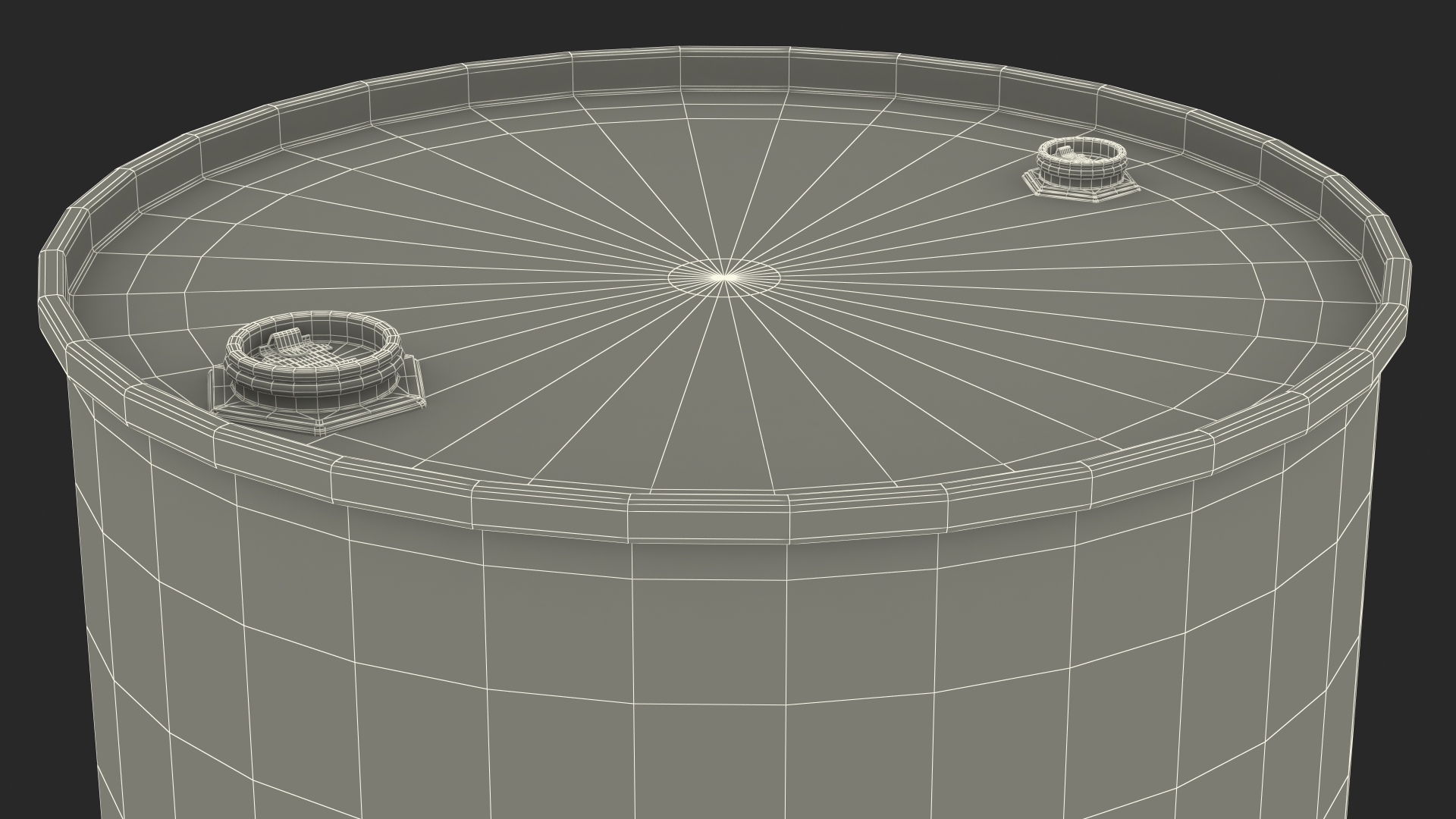 3D Biohazard Toxic Waste Barrel model