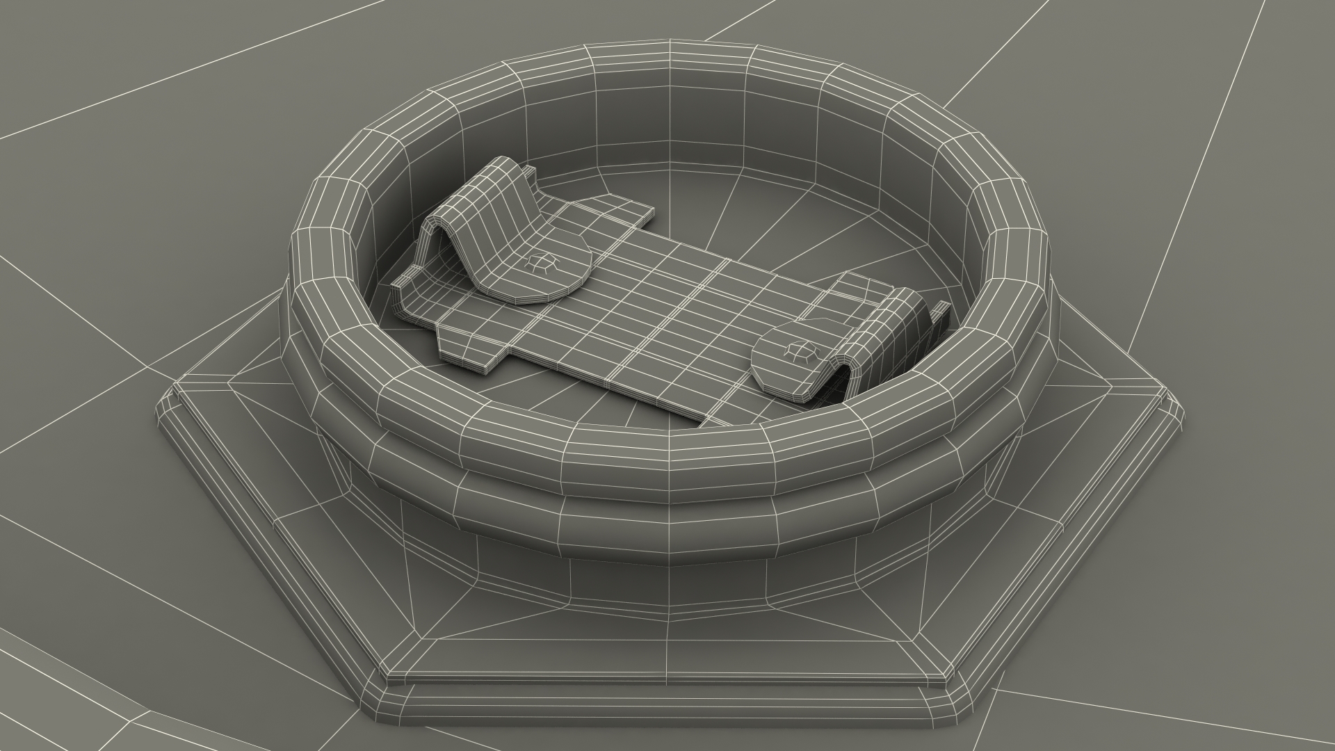 3D Biohazard Toxic Waste Barrel model