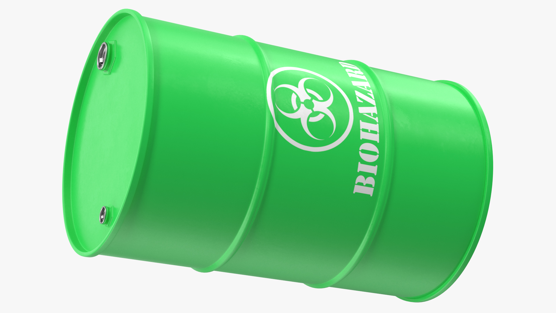 3D Biohazard Toxic Waste Barrel model