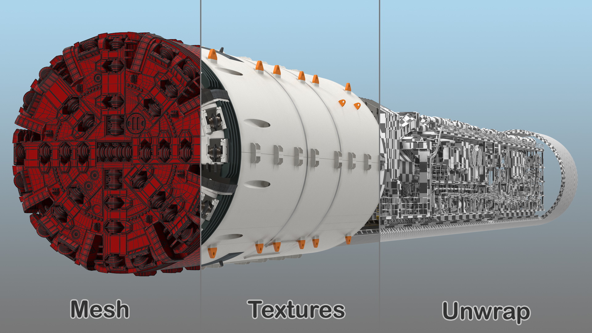 3D Tunnel Boring Machine