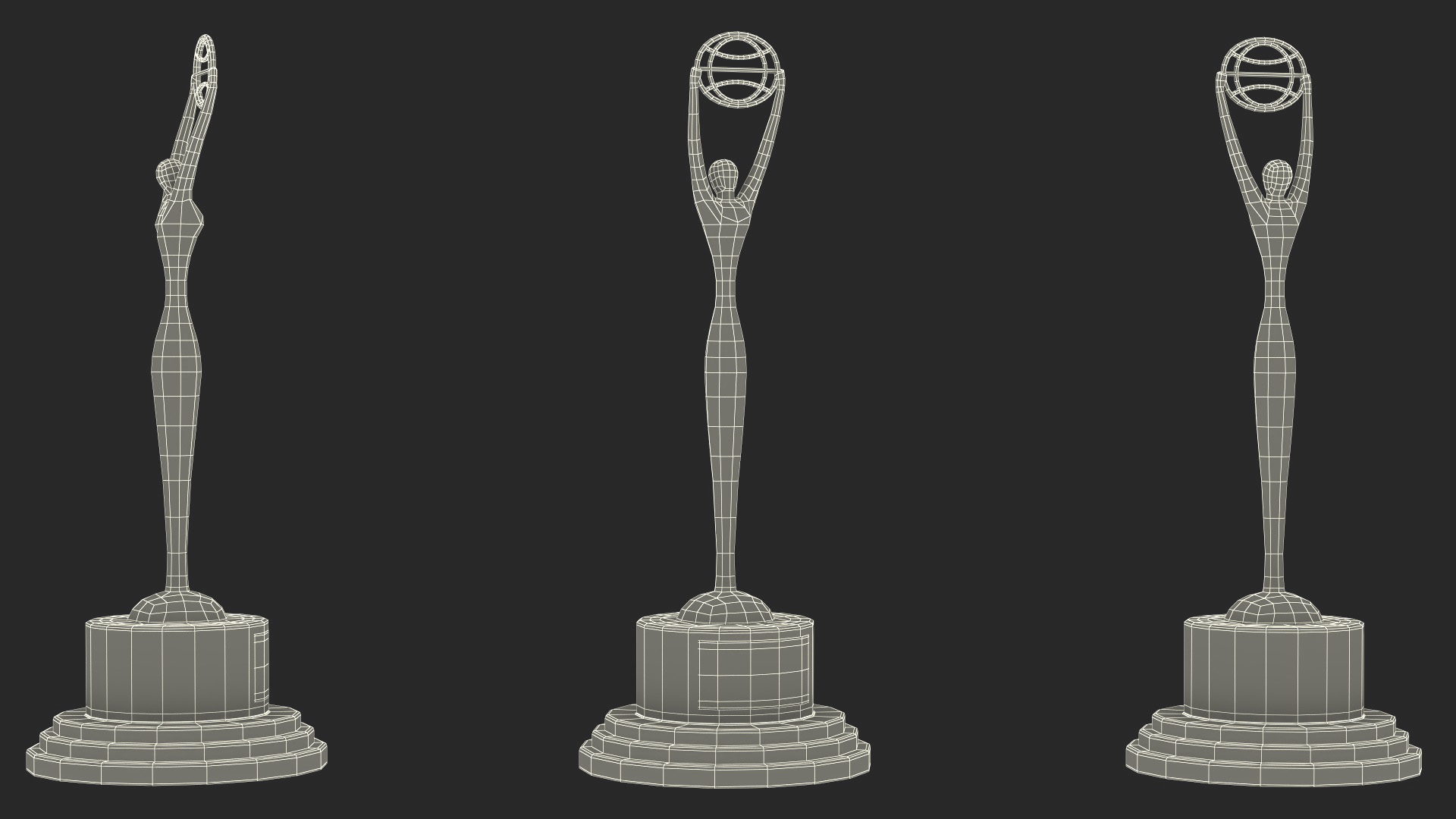 3D Clio Trophy Silver model