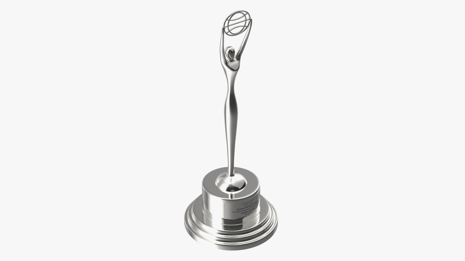 3D Clio Trophy Silver model