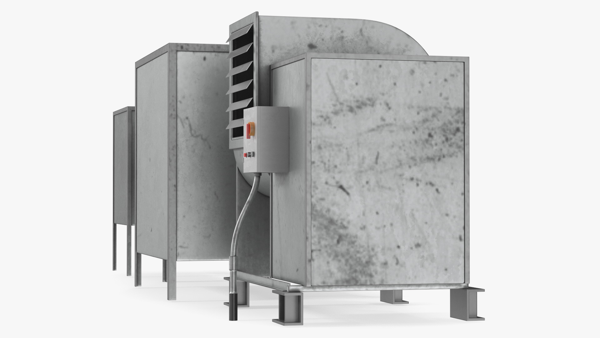 3D HVAC Ventilation System model