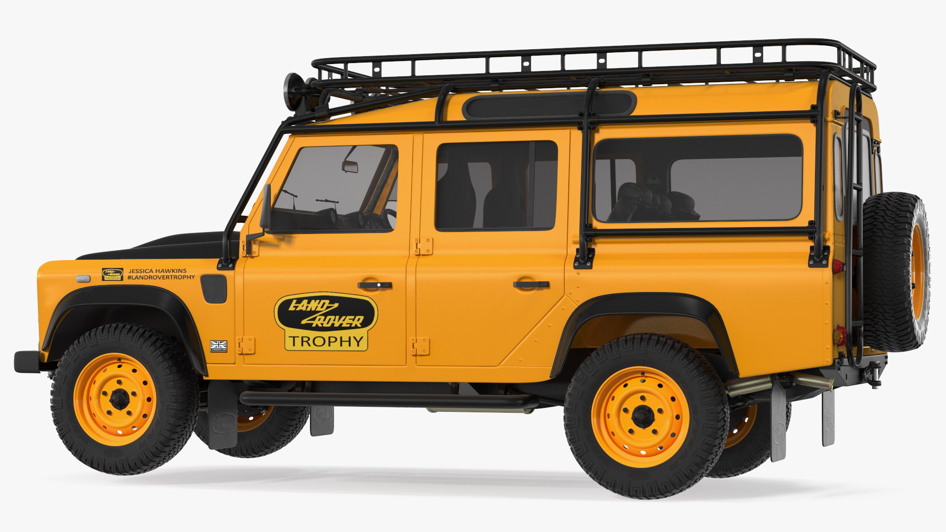 3D Land Rover Defender Works V8 Trophy Clean