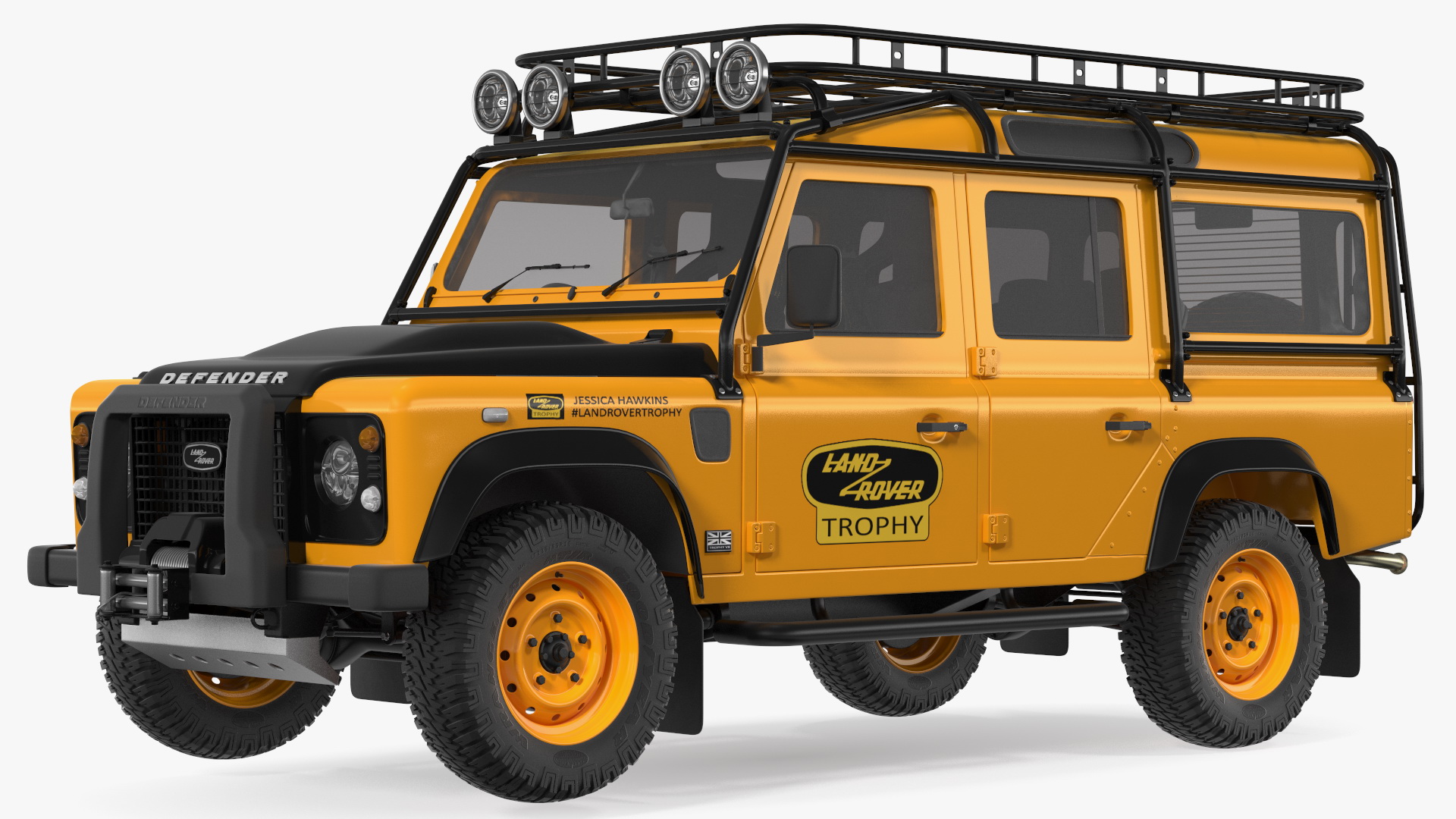 3D Land Rover Defender Works V8 Trophy Clean