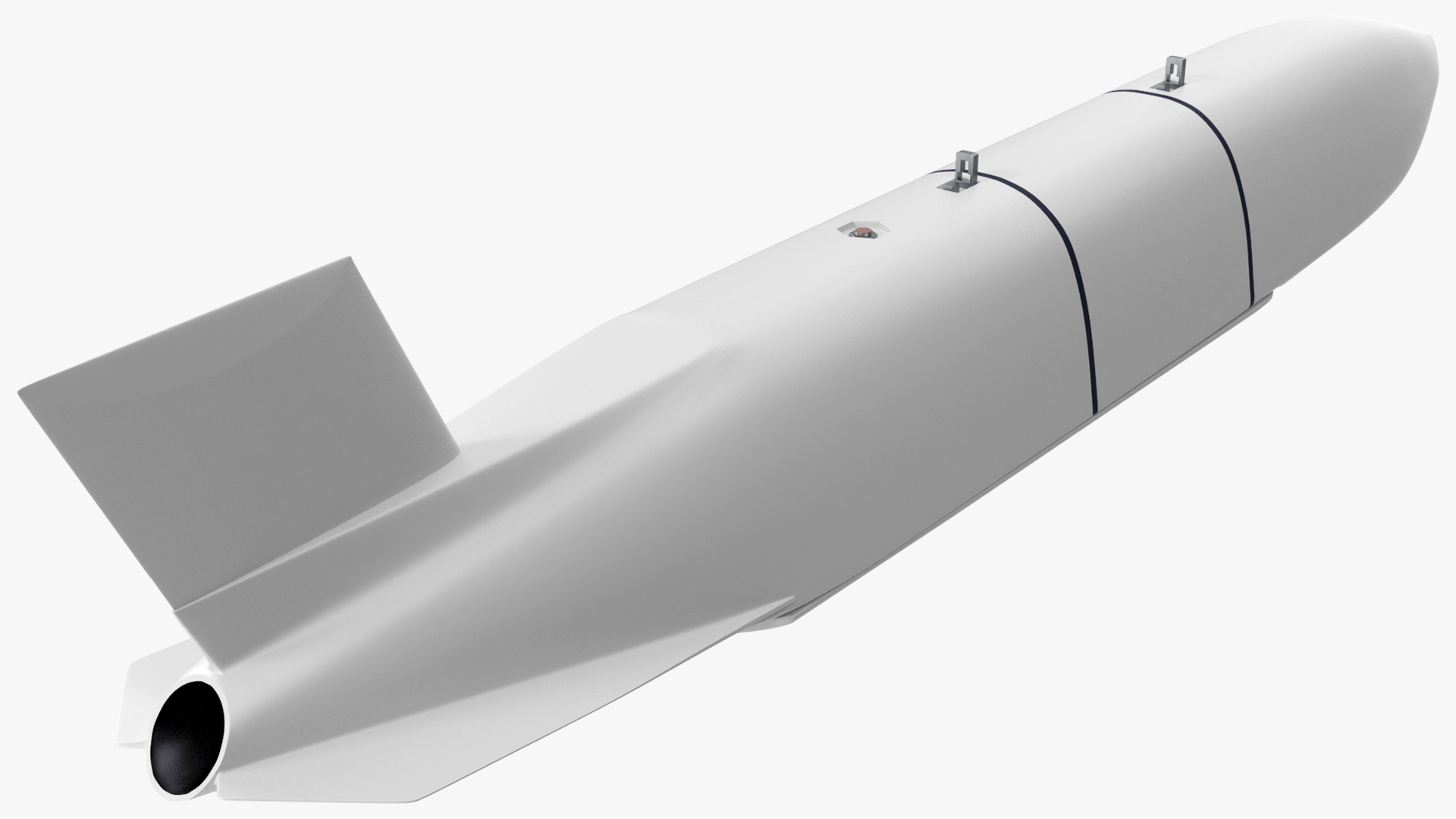 Air-Launched Cruise Missile Rigged 3D model