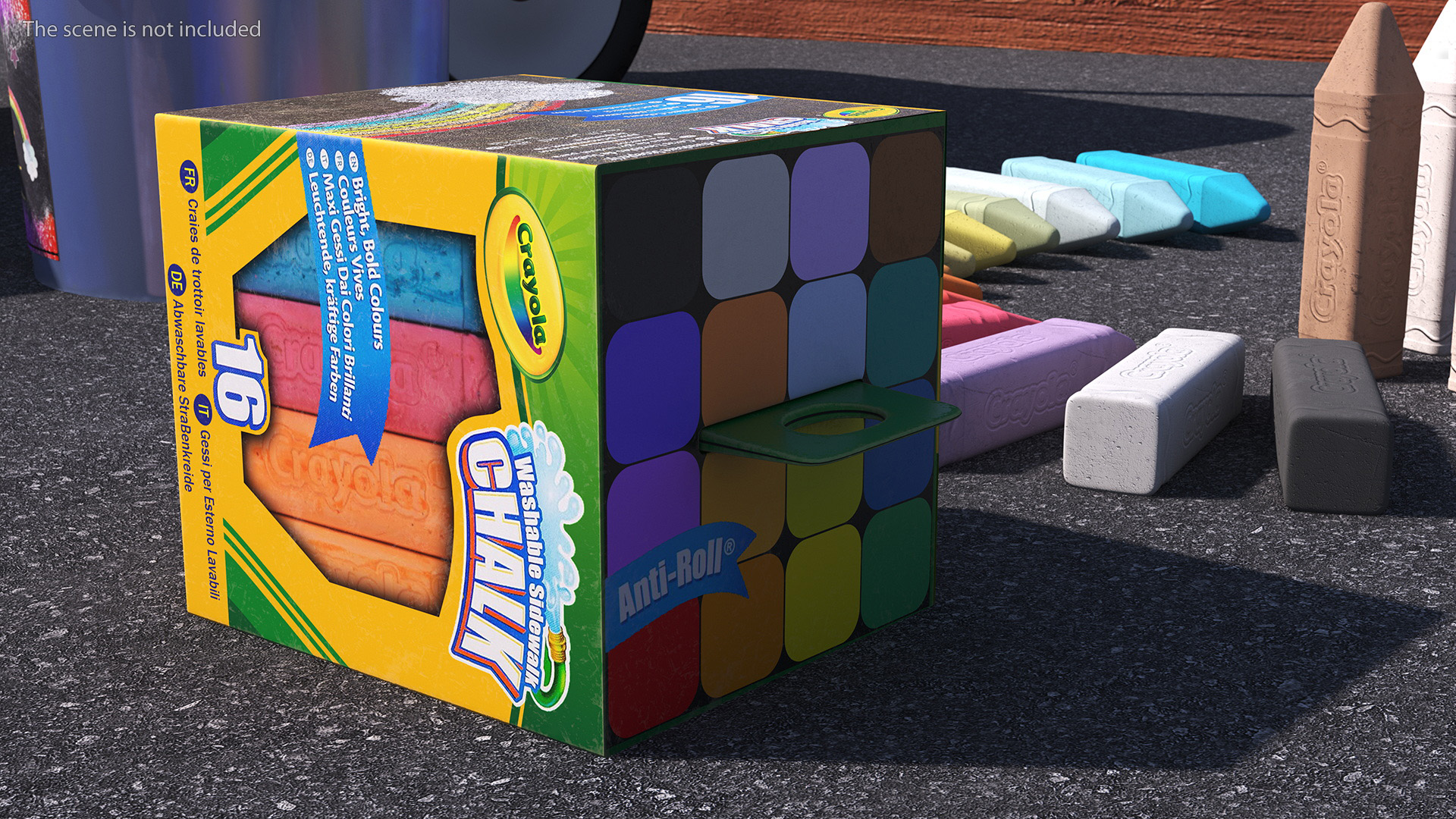 Bulk Sidewalk Chalk Crayola 3D