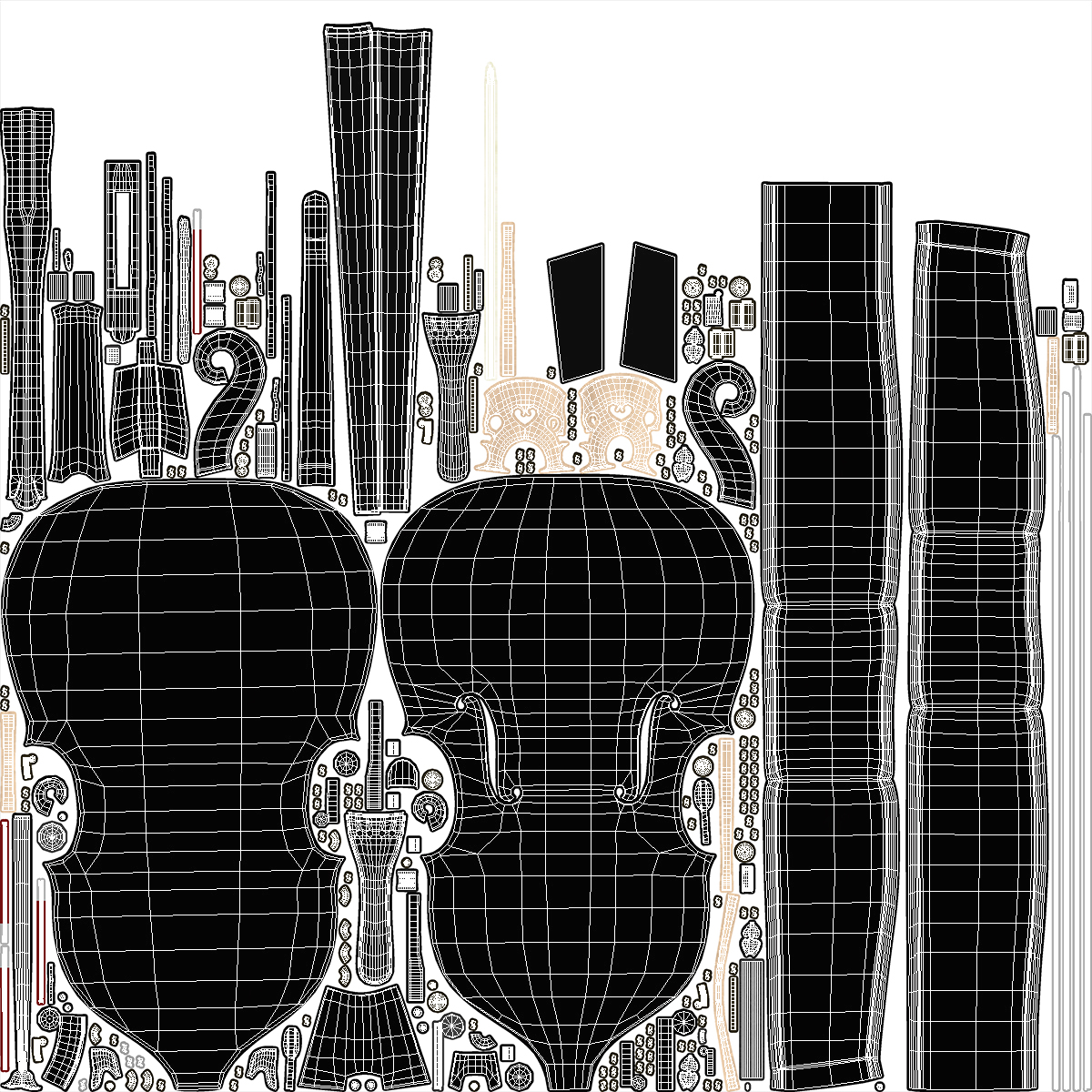 Double-Bass Black 3D