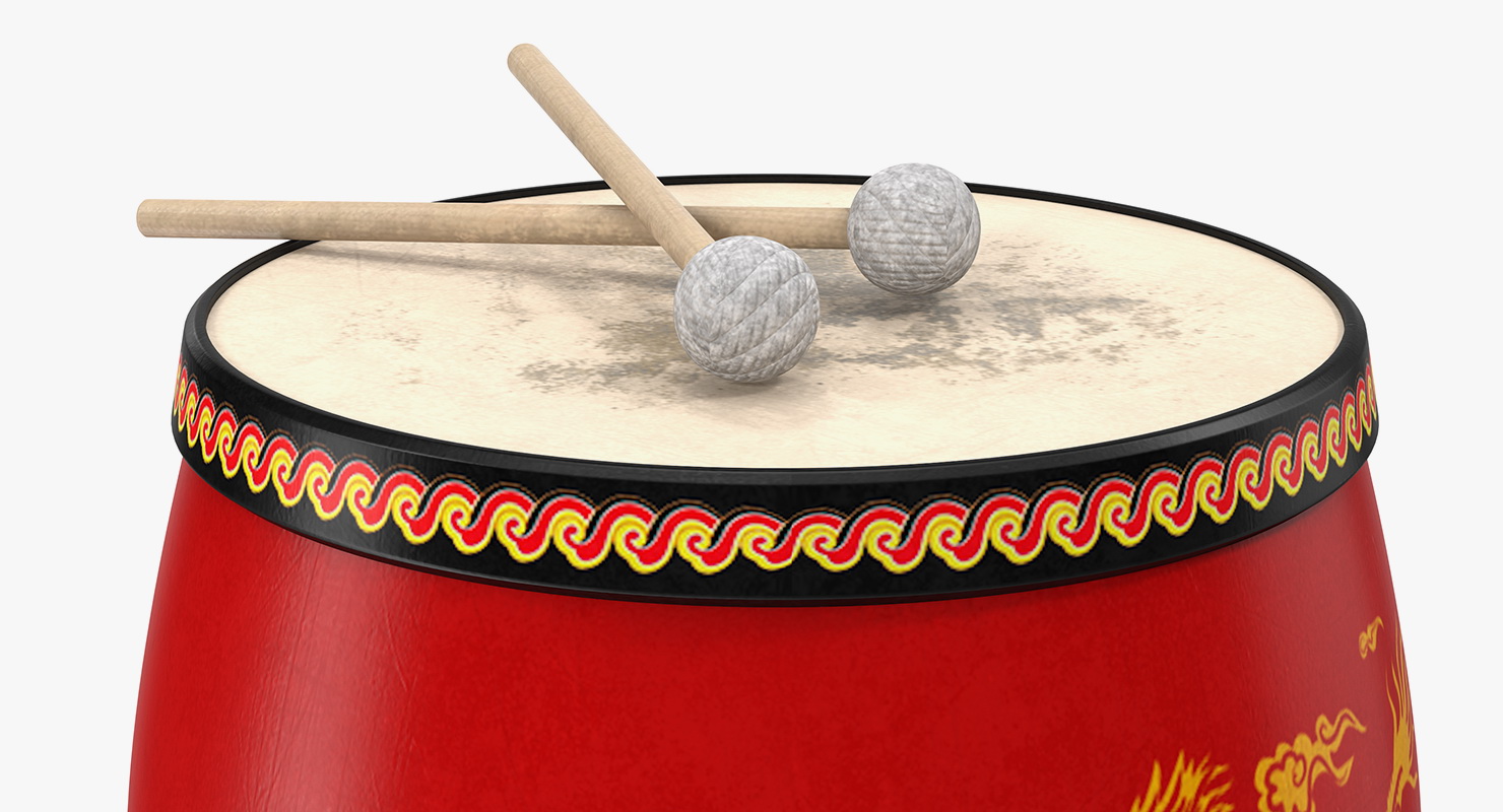 Chinese Drum 3D