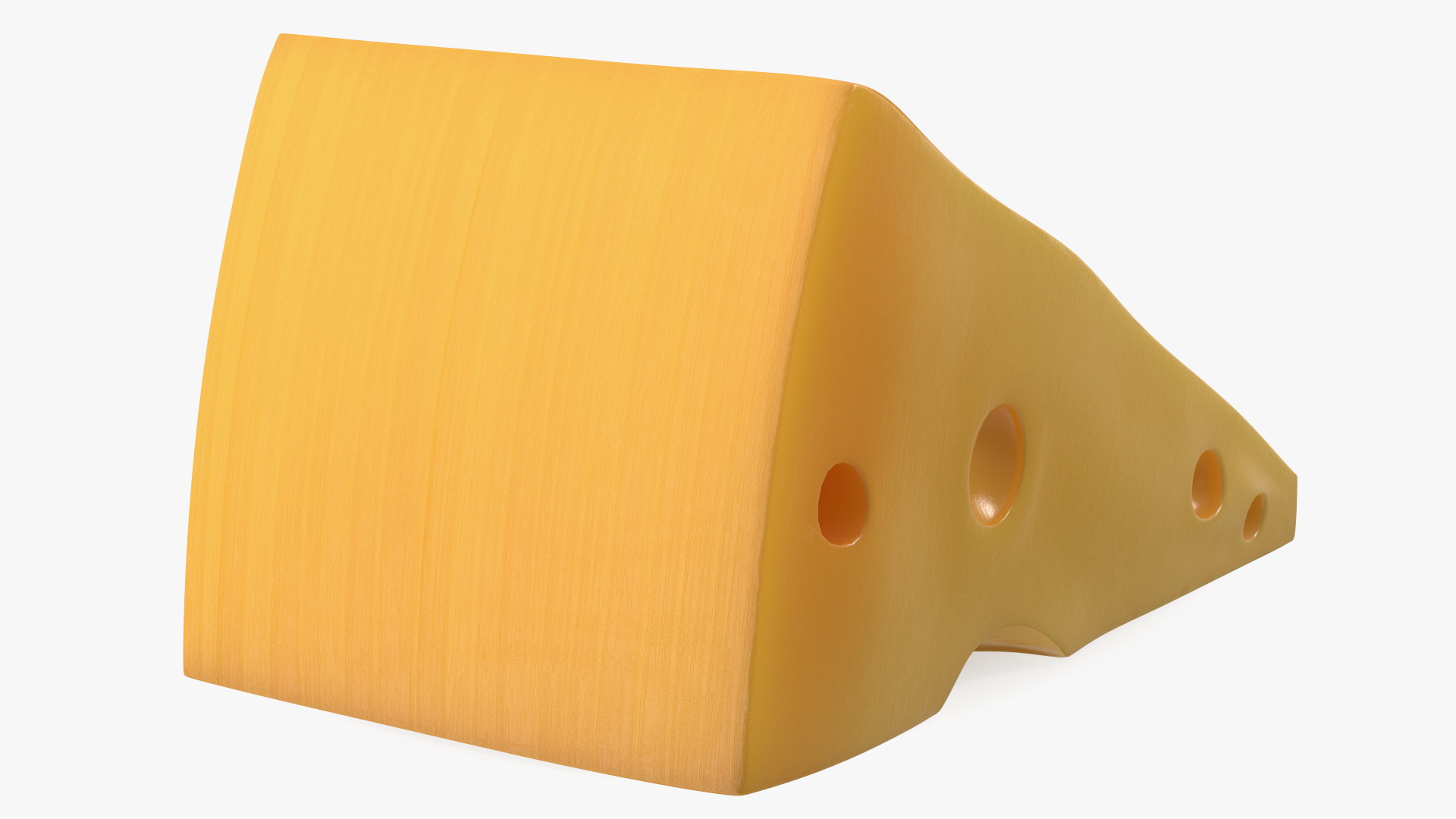 3D Swiss Cheese Wedge model