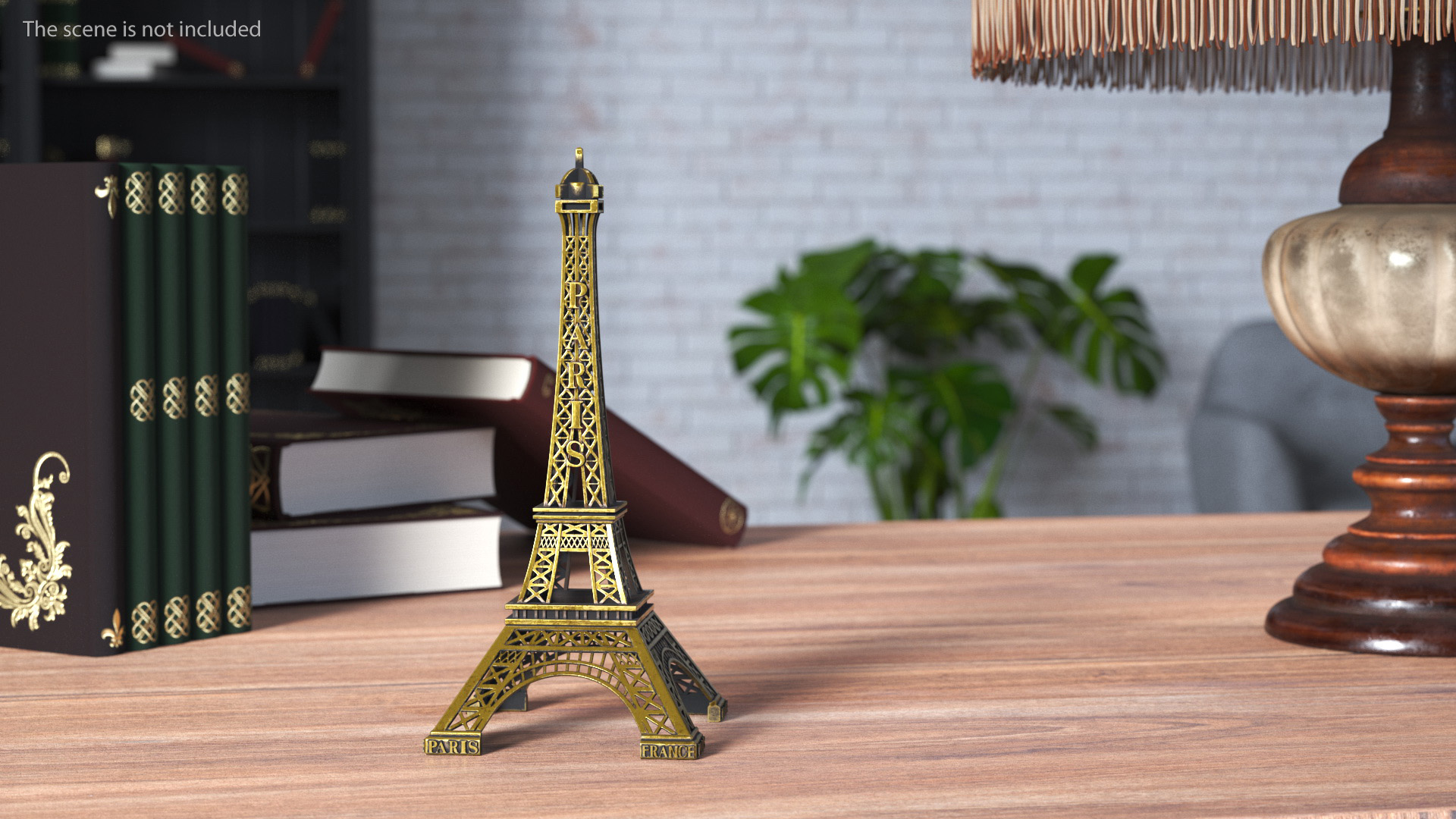 Eiffel Tower Bronze Replica 3D