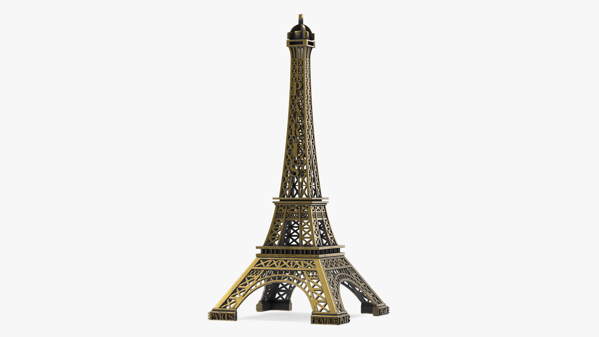 Eiffel Tower Bronze Replica 3D