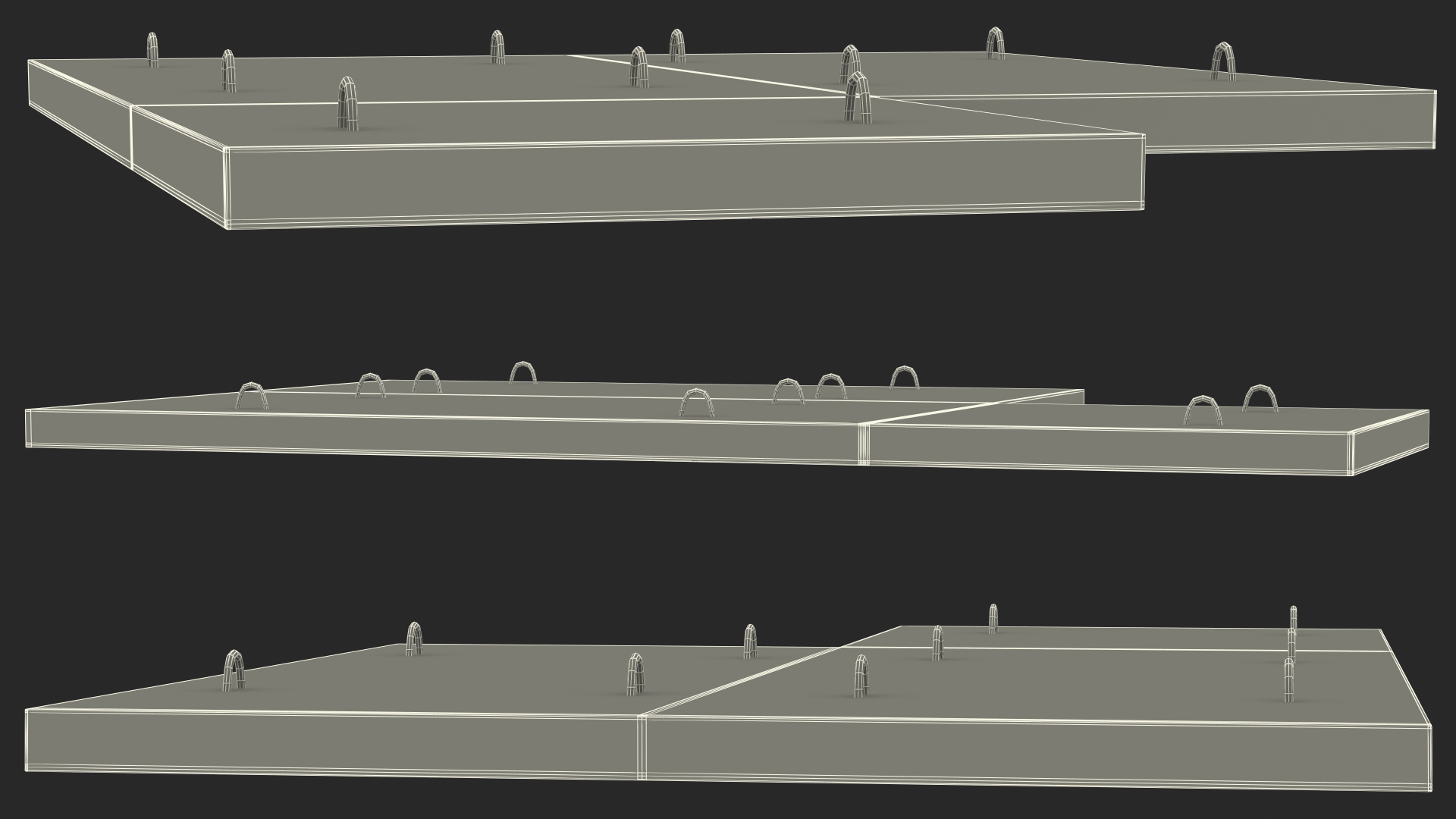 3D Precast Floor Slab model