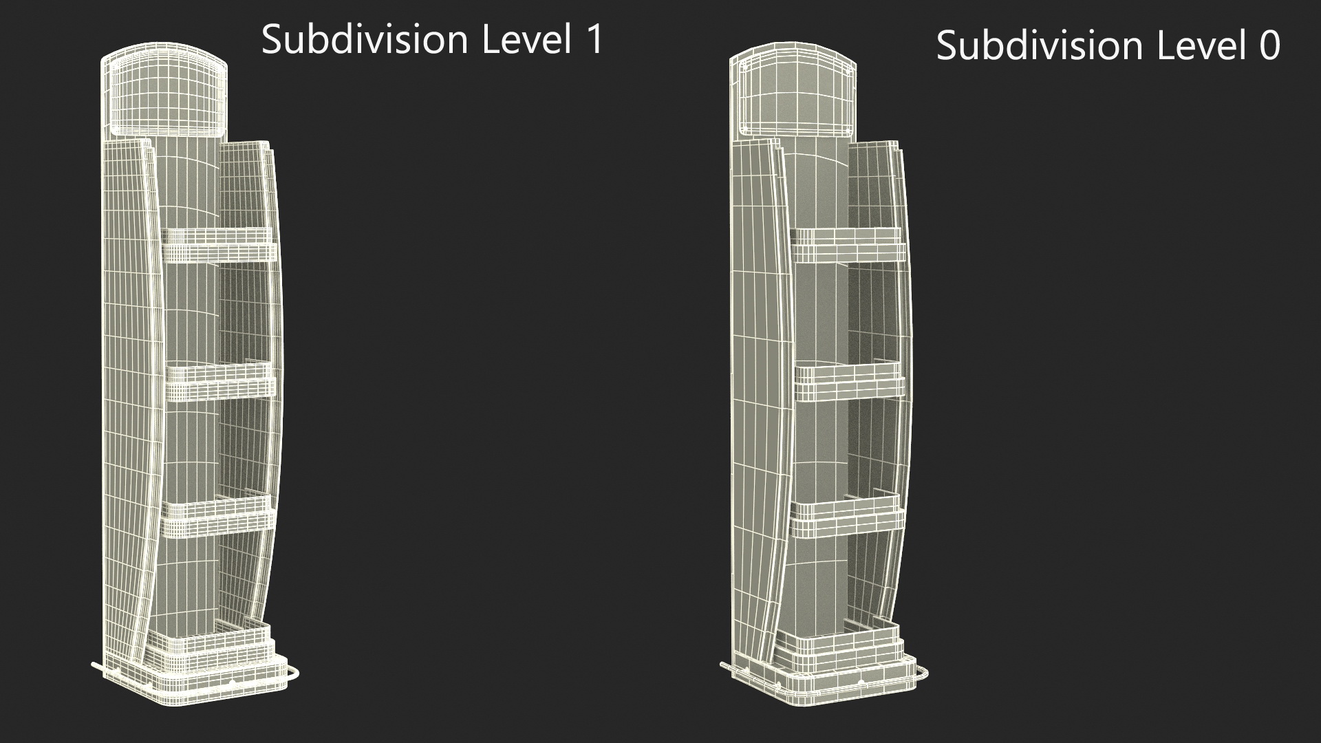 3D model Yellow Store Shelf Mockup