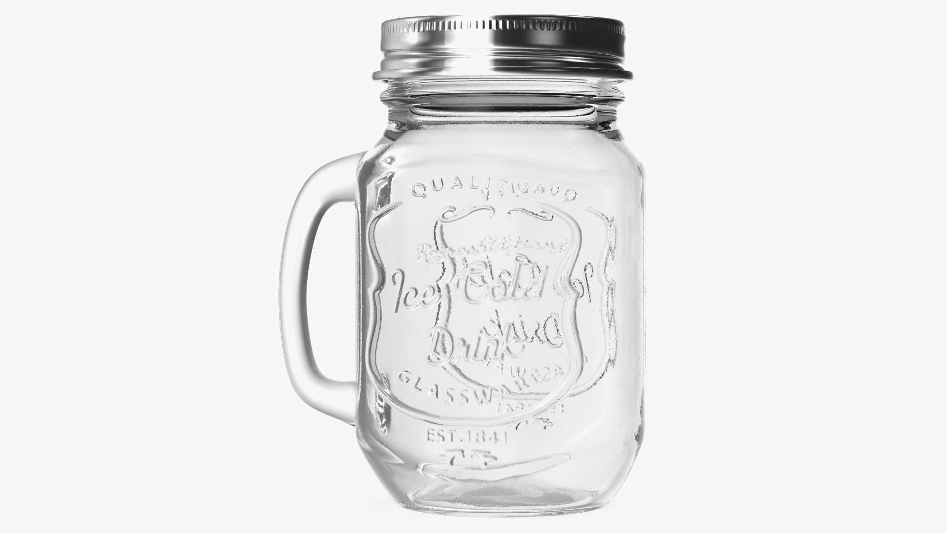 Estilo Mason Jar Mug with Handle 3D